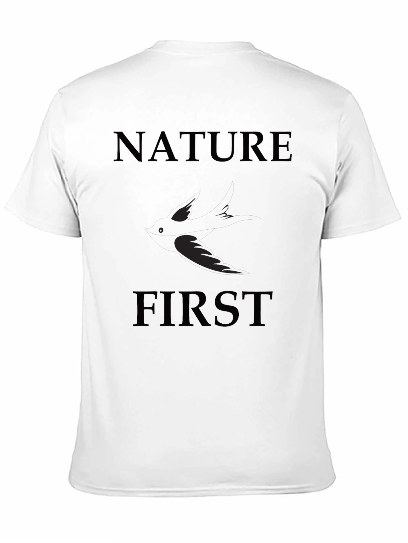 Nature First Graphic Tee - Black