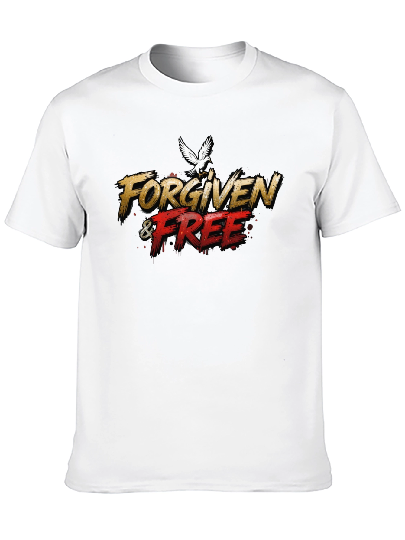 Forgiven & Free Graphic Tee - Black