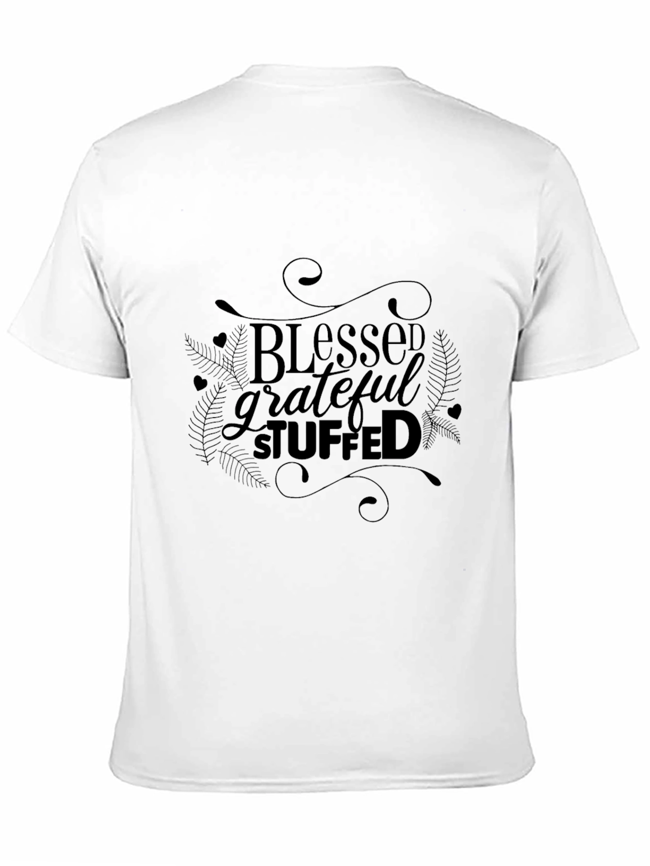 Blessed Grateful Stuffed Thanksgiving T-Shirt