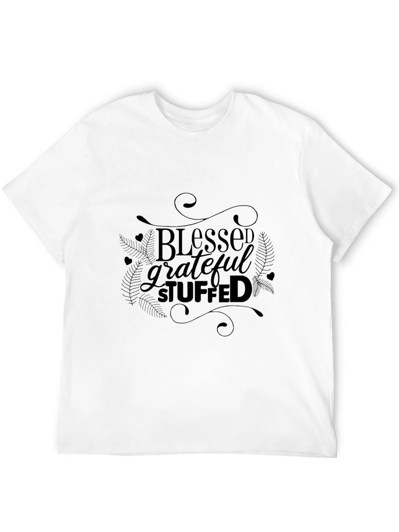 Blessed Grateful Stuffed Thanksgiving T-Shirt