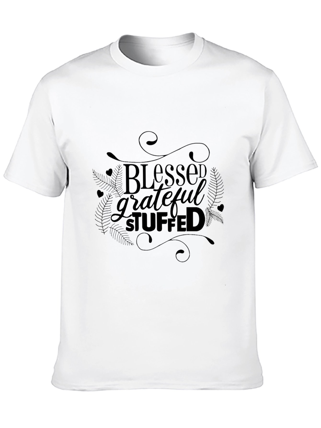 Blessed Grateful Stuffed Thanksgiving T-Shirt