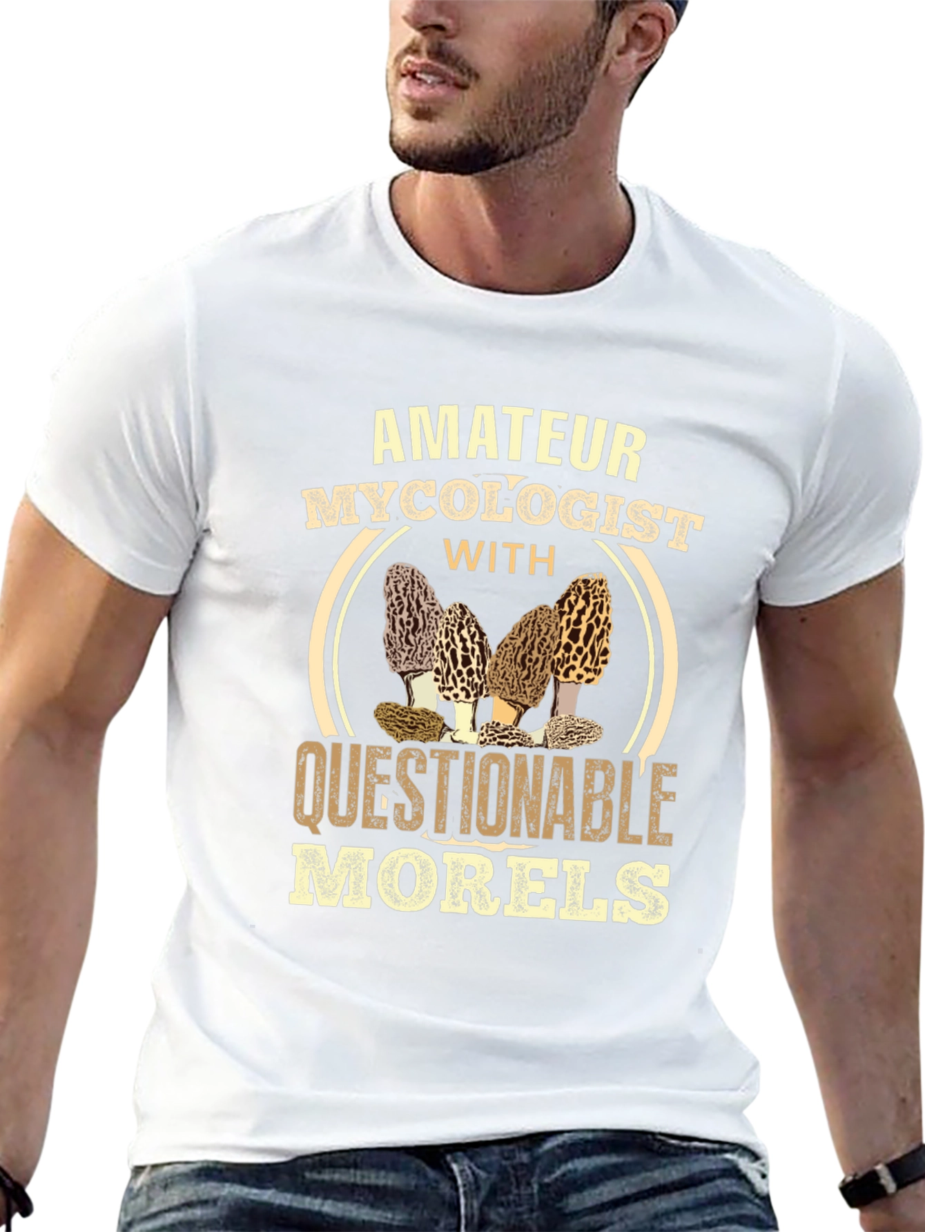Amateur Mycologist Morels Graphic Tee