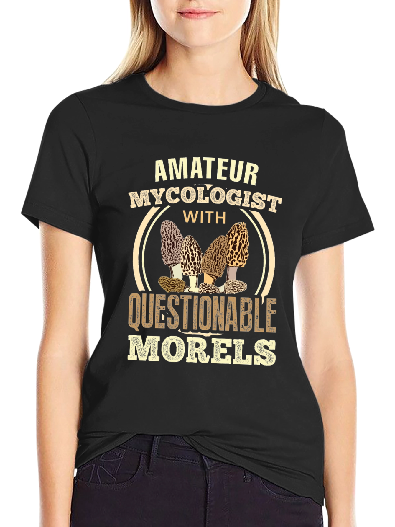 Amateur Mycologist Morels Graphic Tee
