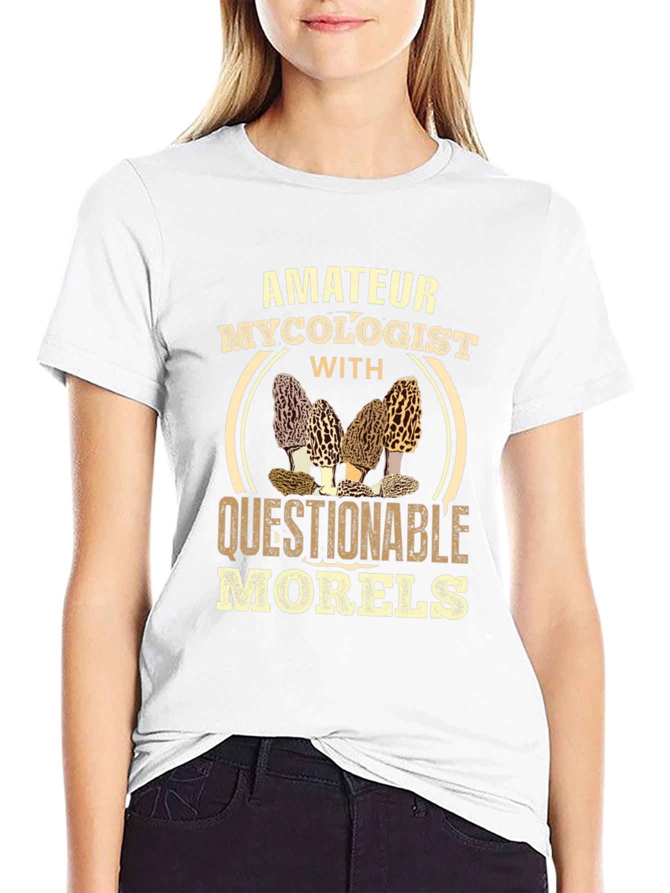 Amateur Mycologist Morels Graphic Tee