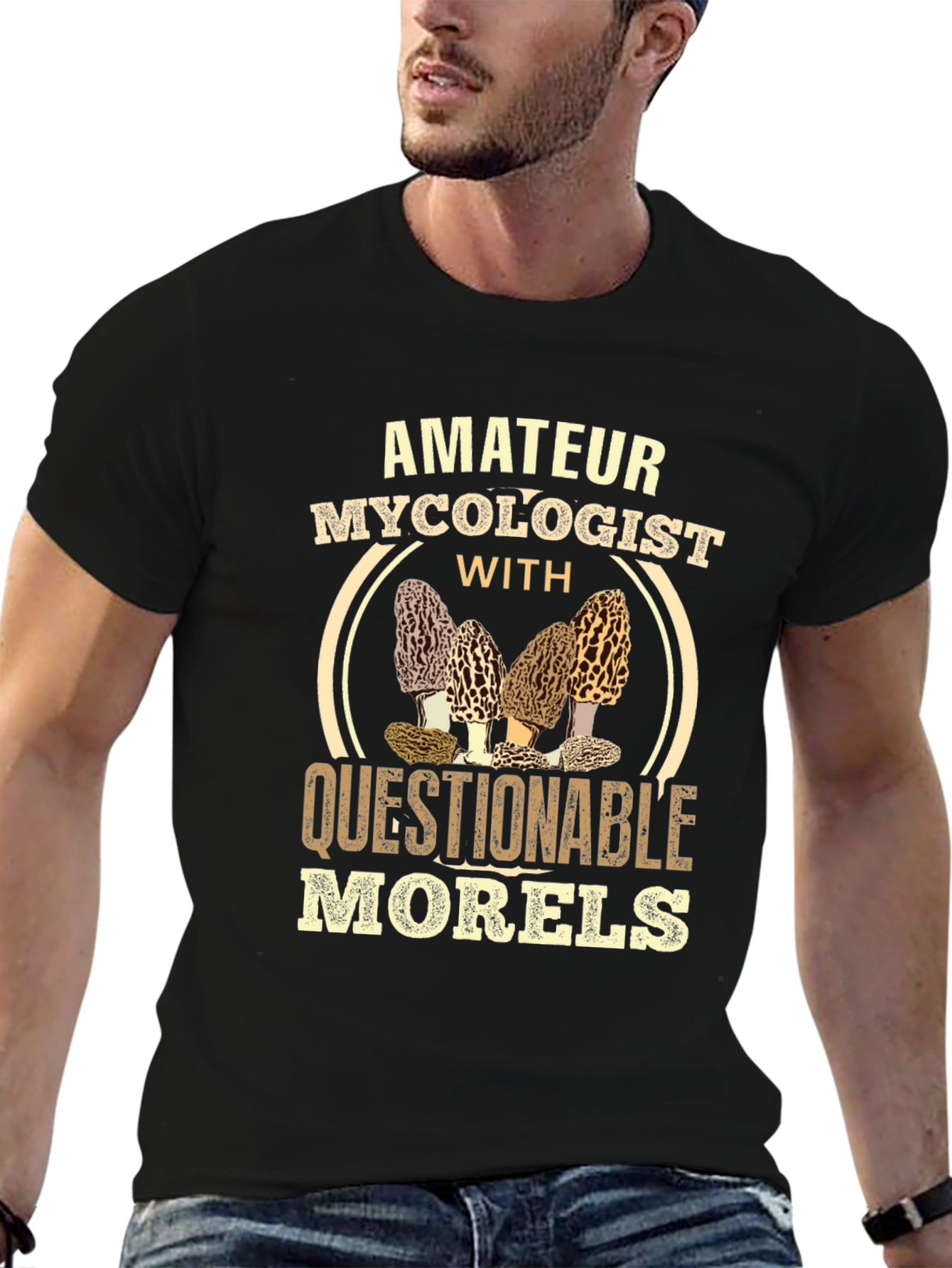 Amateur Mycologist Morels Graphic Tee