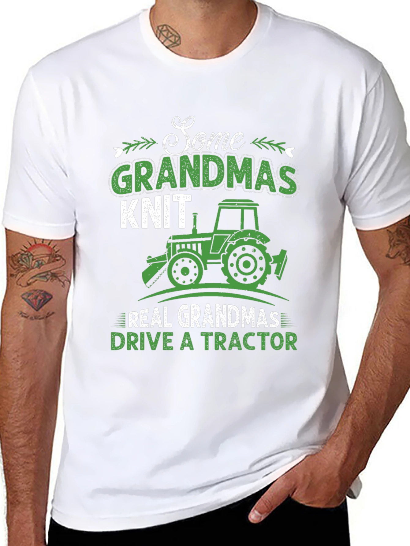 Grandma Tractor T-Shirt - Funny Farming Tee