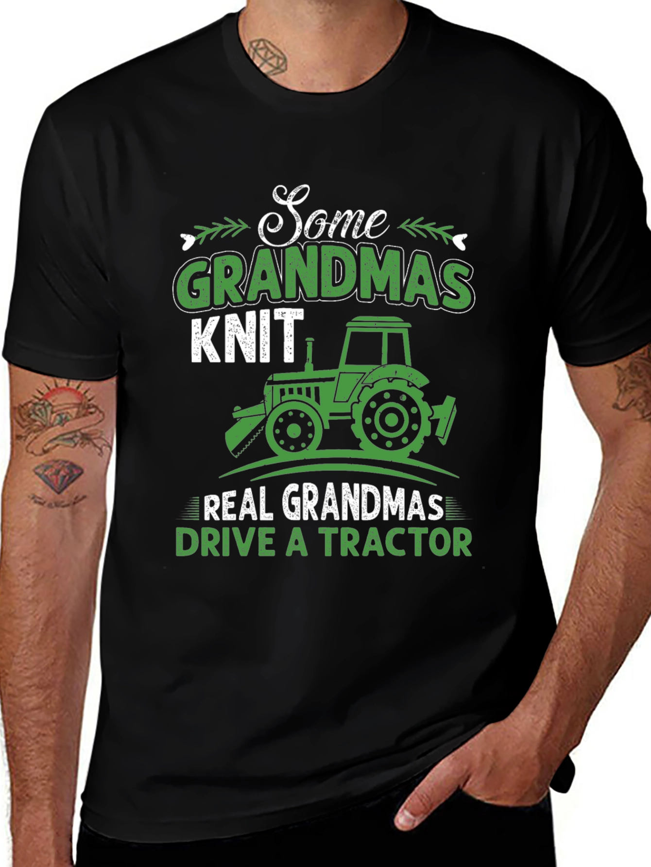 Grandma Tractor T-Shirt - Funny Farming Tee