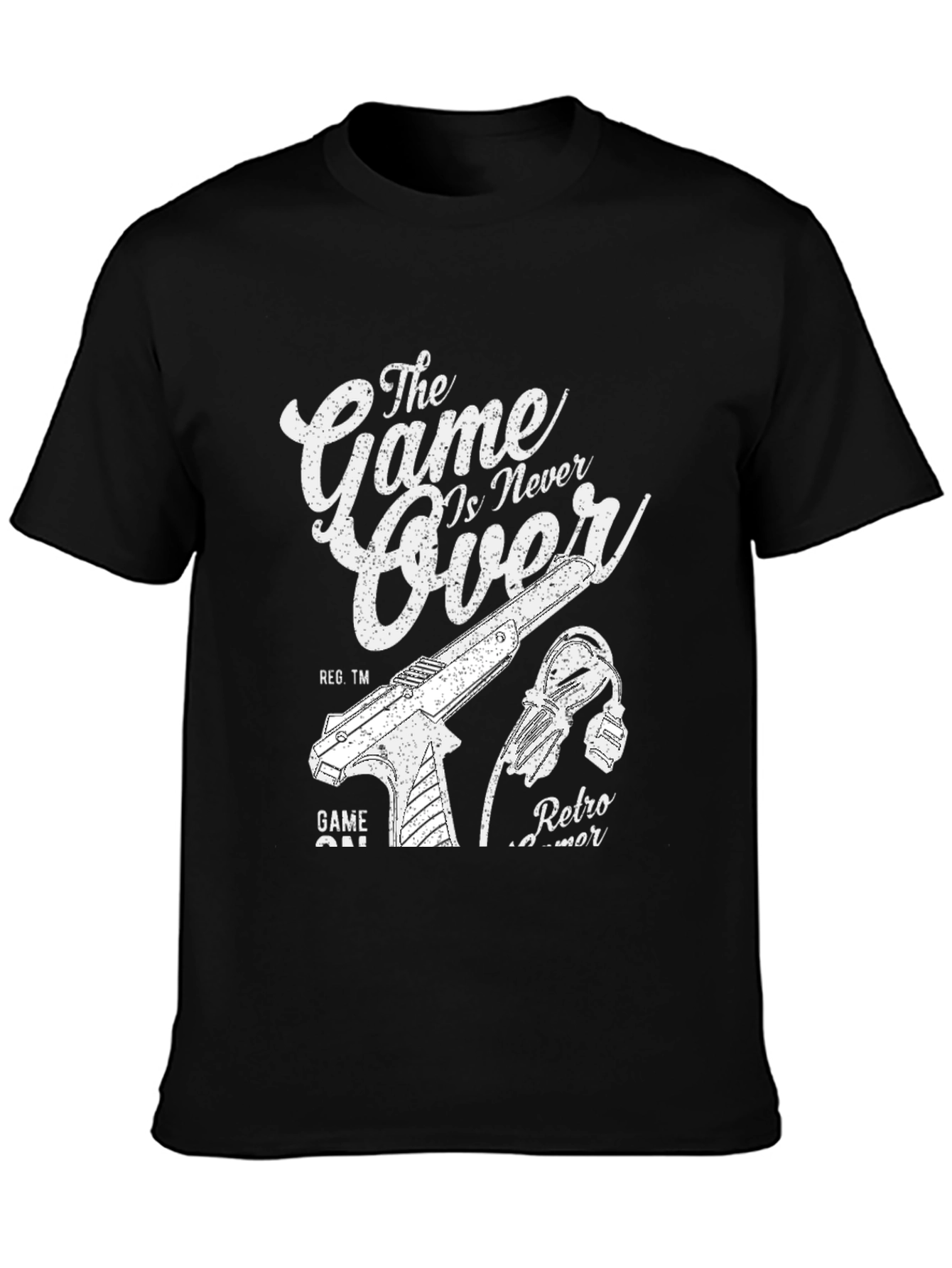 Retro Gamer T-Shirt - The Game Is Never Over