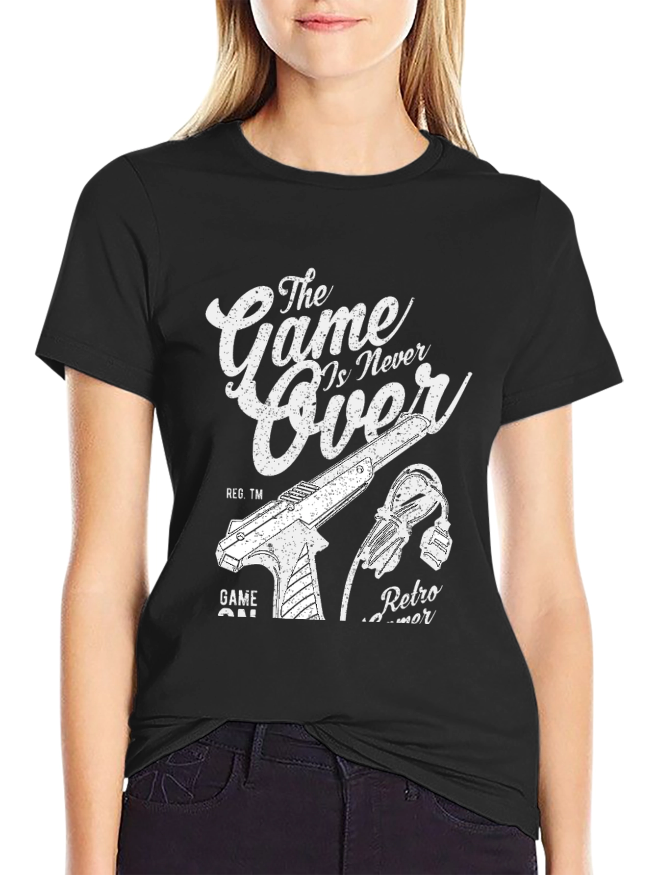 Retro Gamer T-Shirt - The Game Is Never Over