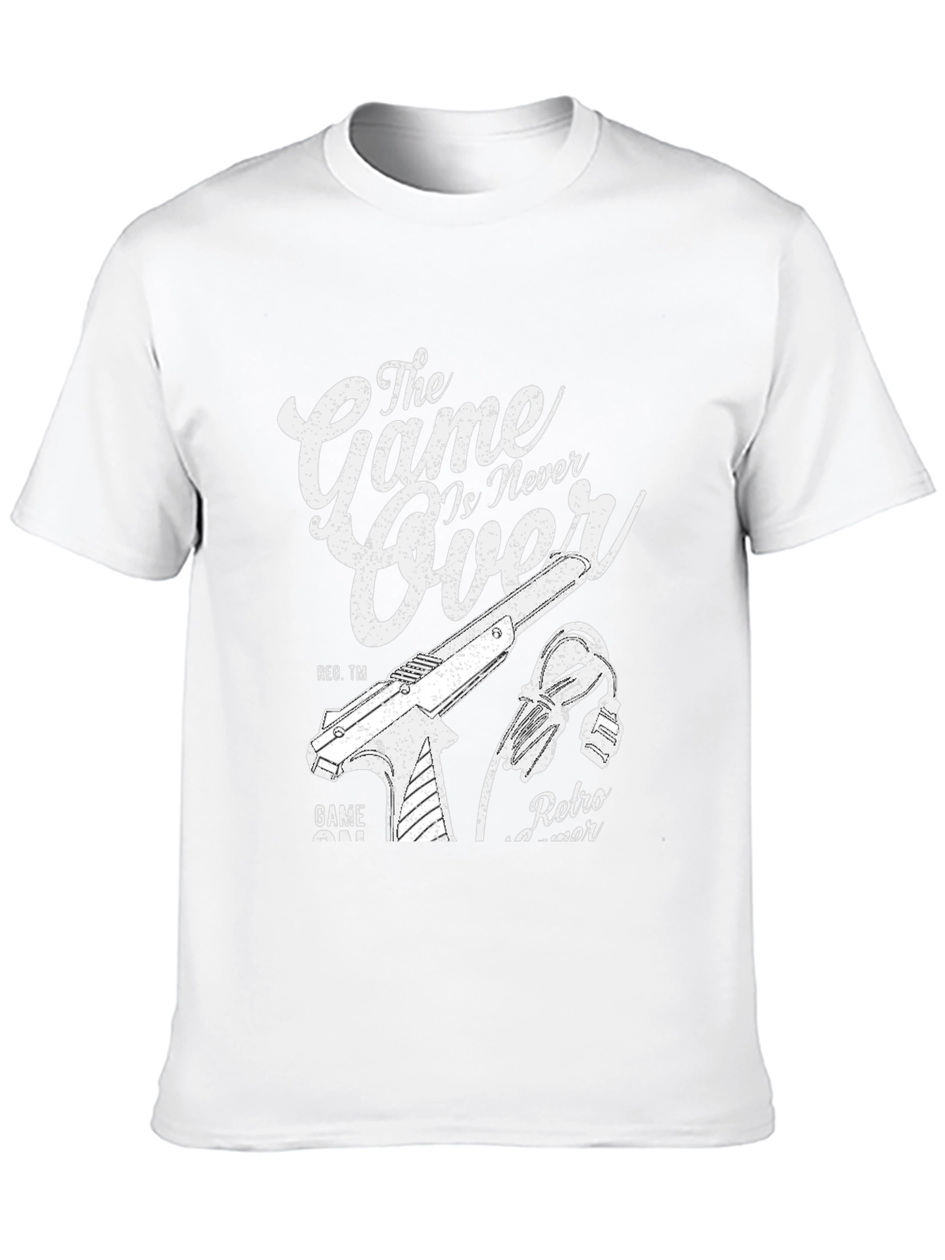 Retro Gamer T-Shirt - The Game Is Never Over