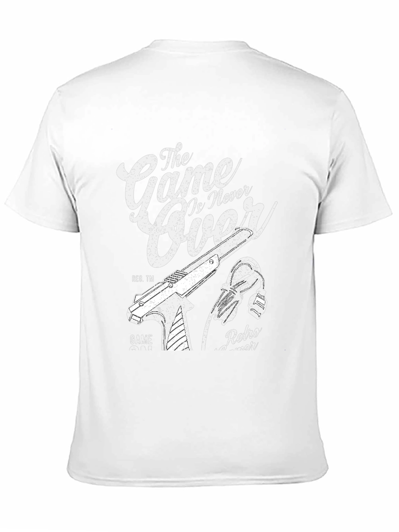 Retro Gamer T-Shirt - The Game Is Never Over