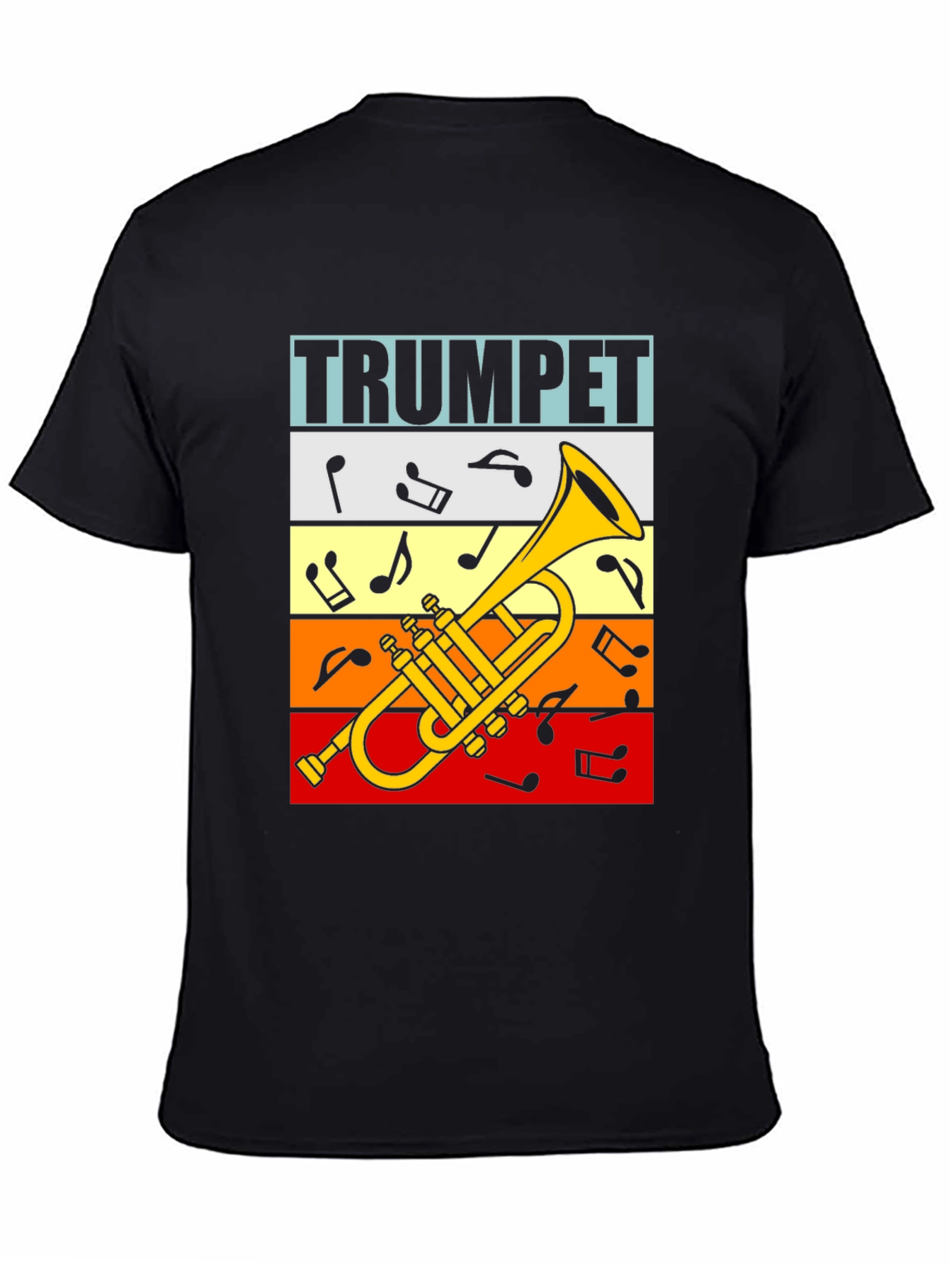 Trumpet Graphic Tee - Music Lover T-Shirt