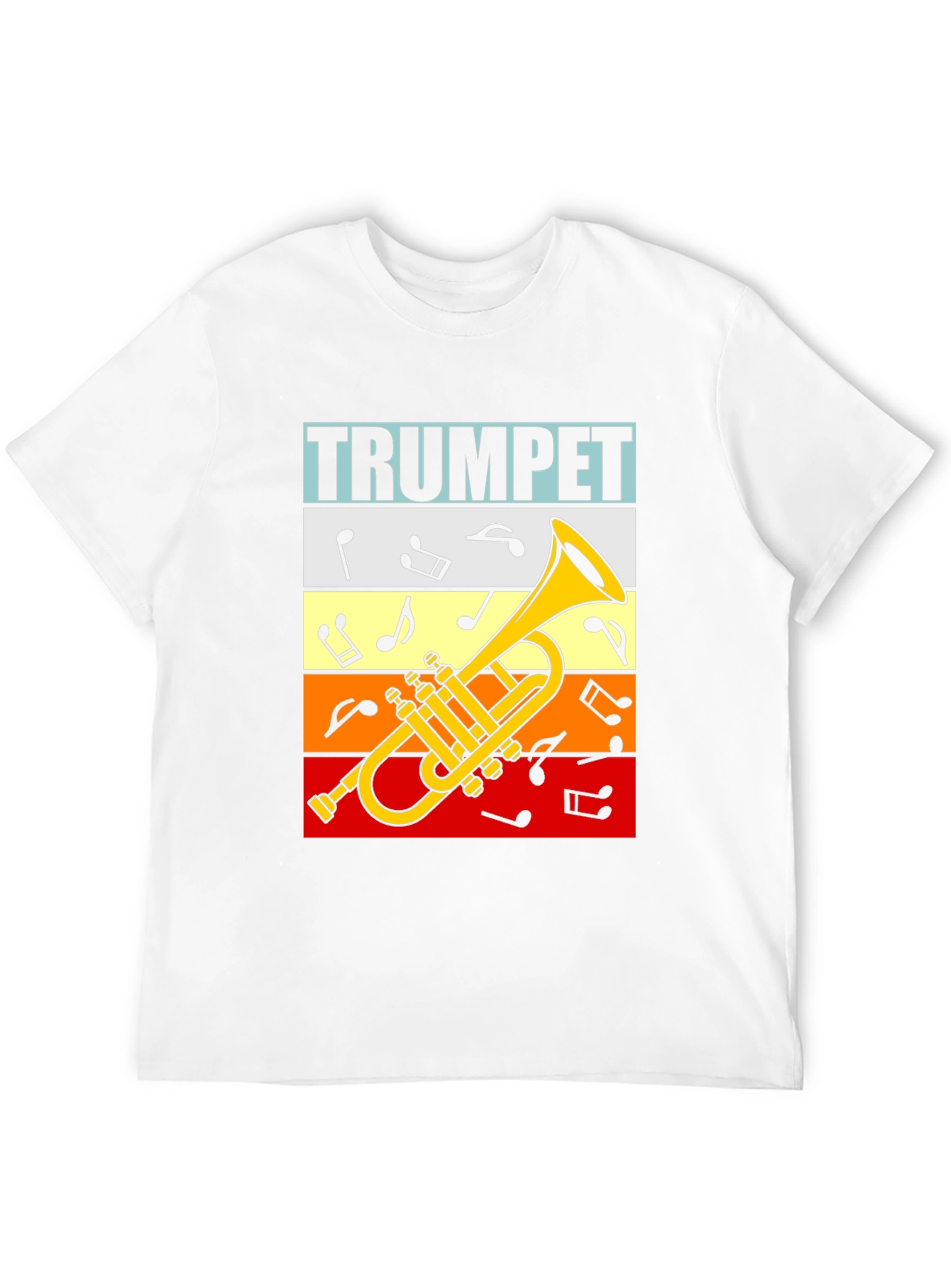Trumpet Graphic Tee - Music Lover T-Shirt