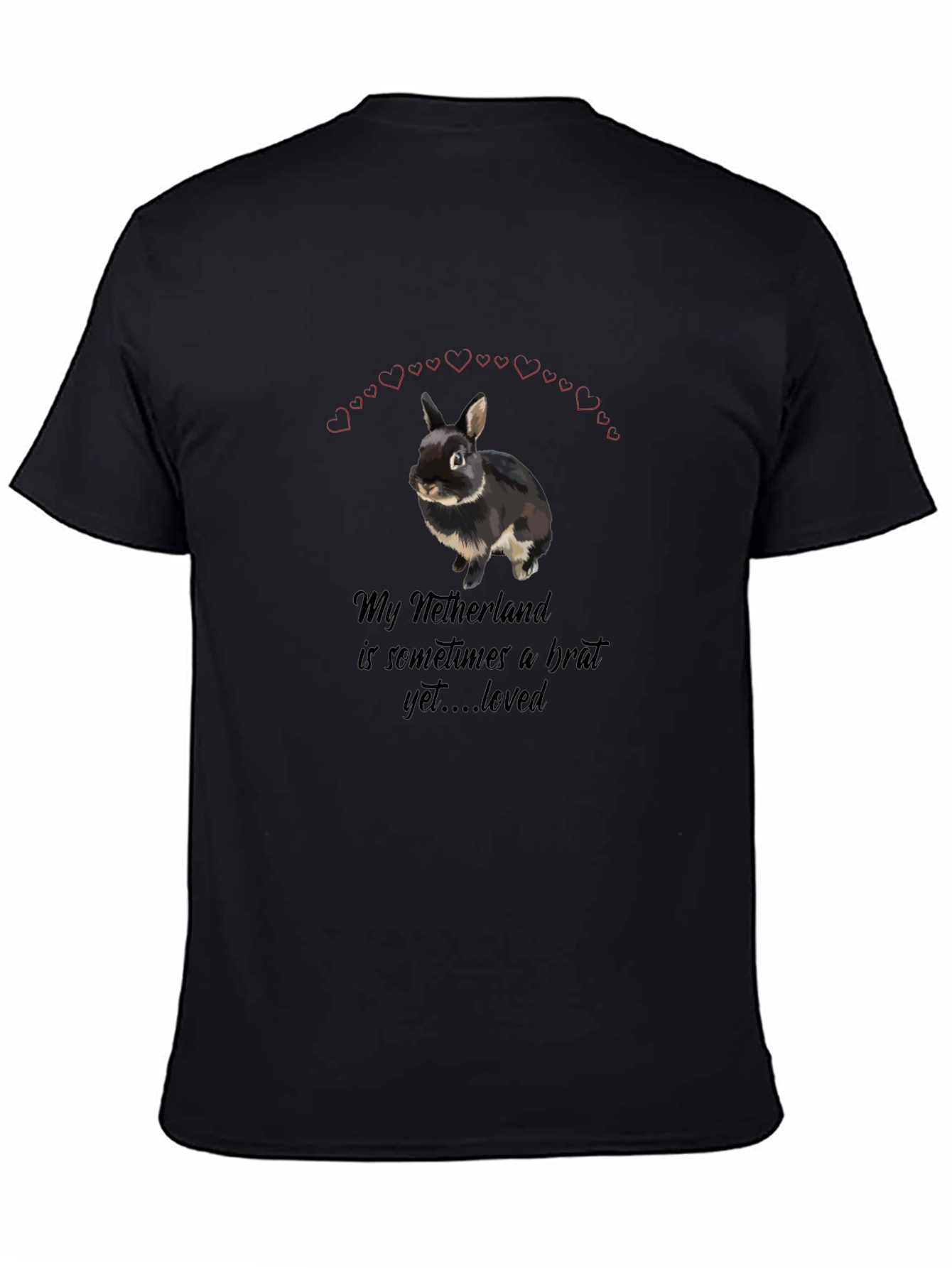 Netherlands Dwarf Rabbit Pet Lover Graphic Tee
