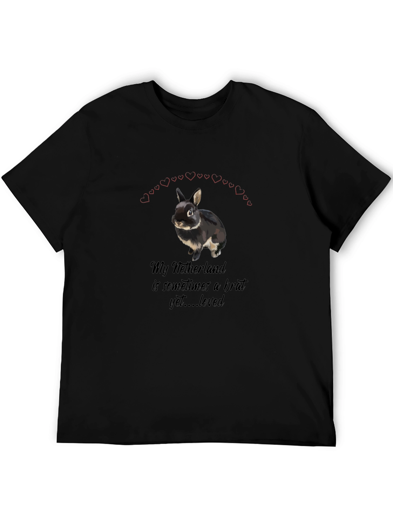 Netherlands Dwarf Rabbit Pet Lover Graphic Tee