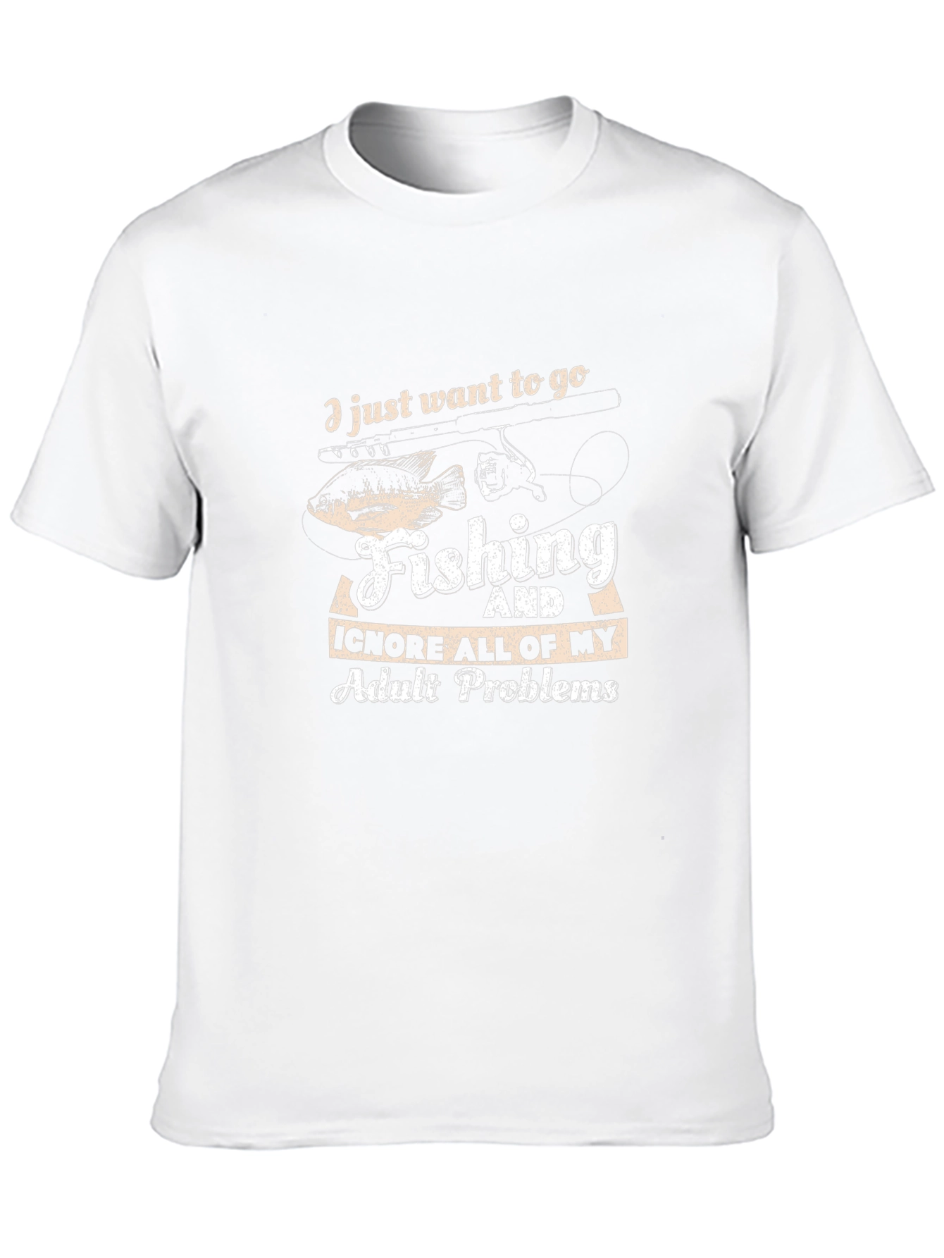 Fishing T-Shirt: Ignore Adult Problems