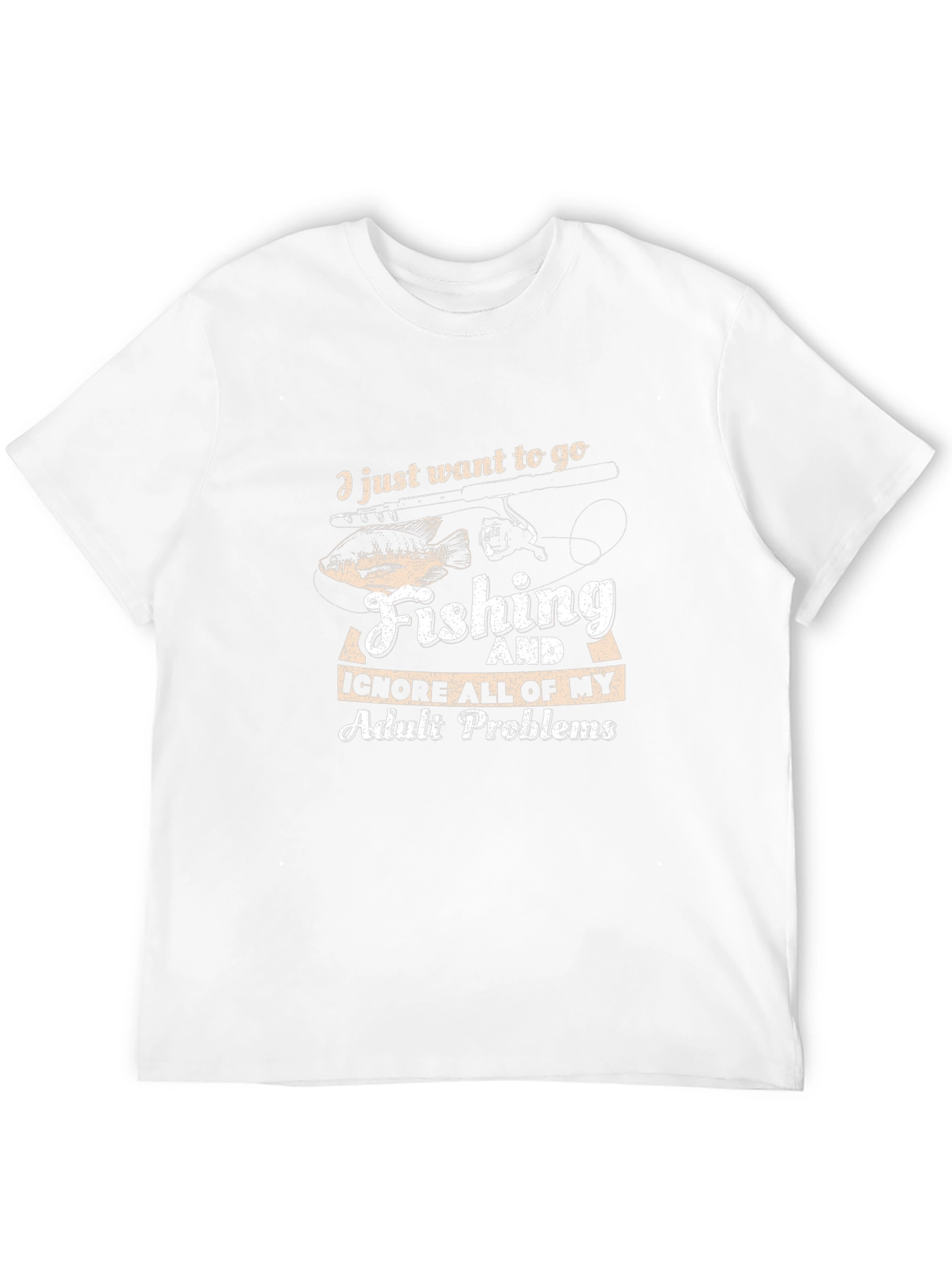 Fishing T-Shirt: Ignore Adult Problems