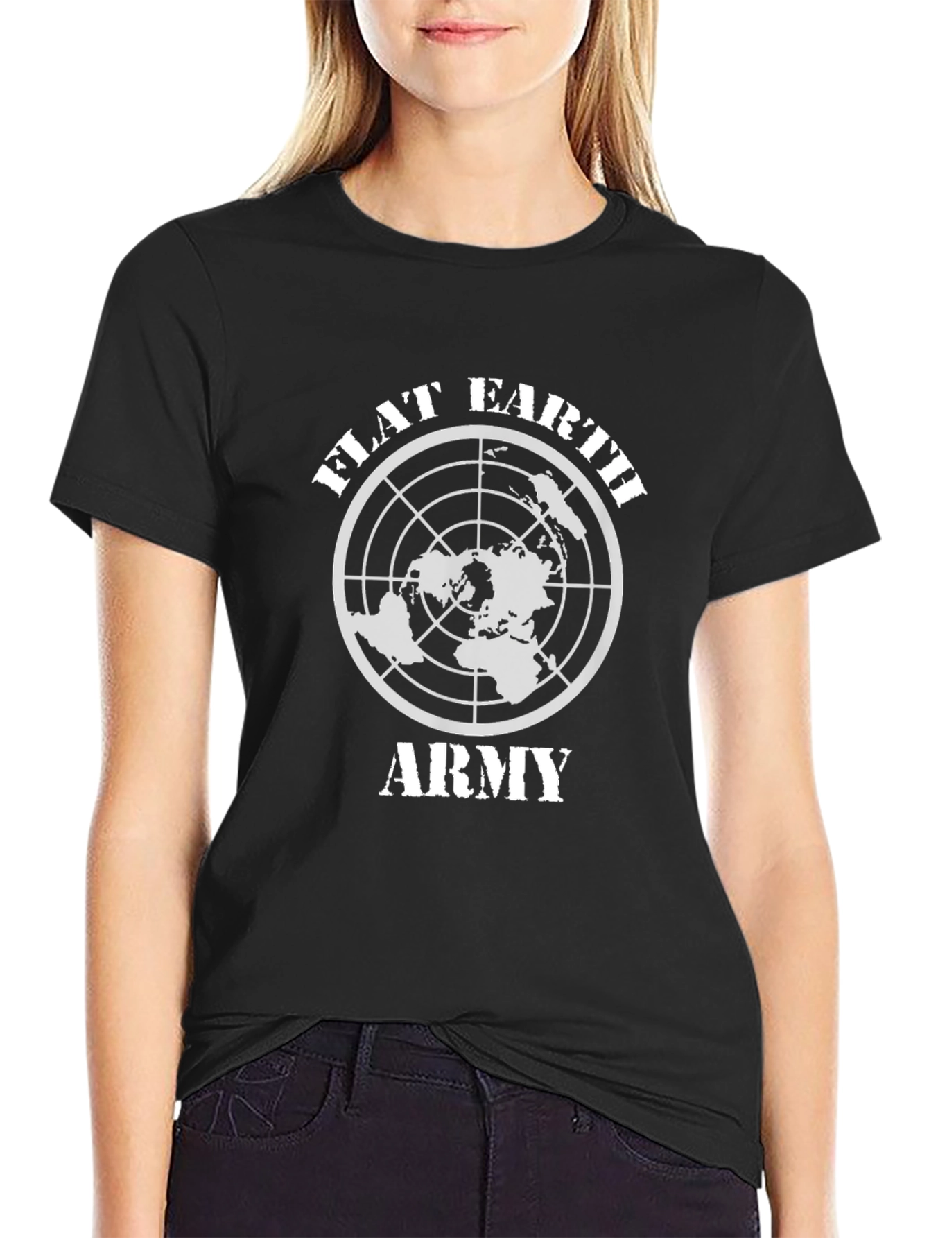 Flat Earth Army T-Shirt - Conspiracy Theory Tee