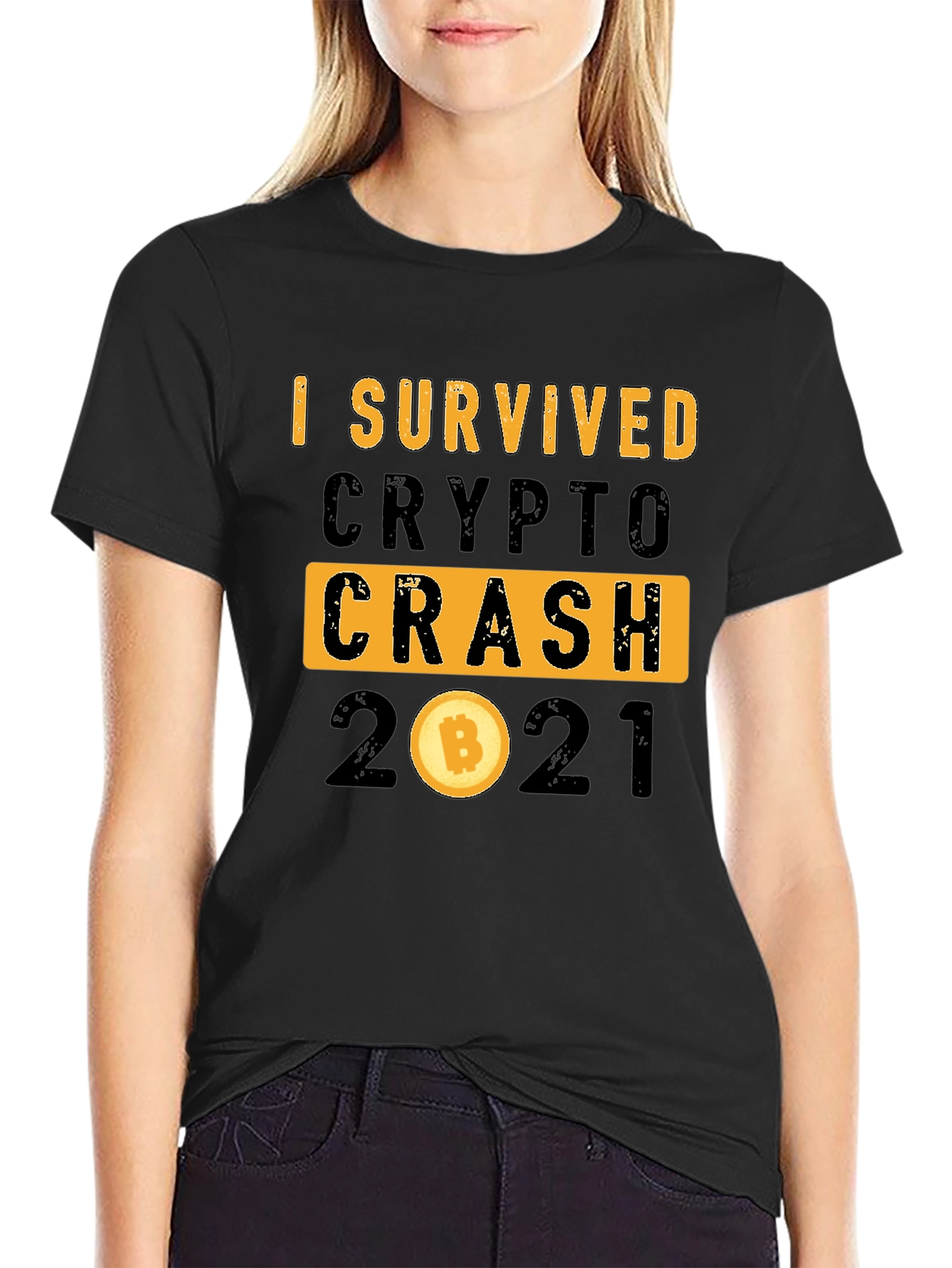 I Survived Crypto Crash 2021 T-Shirt