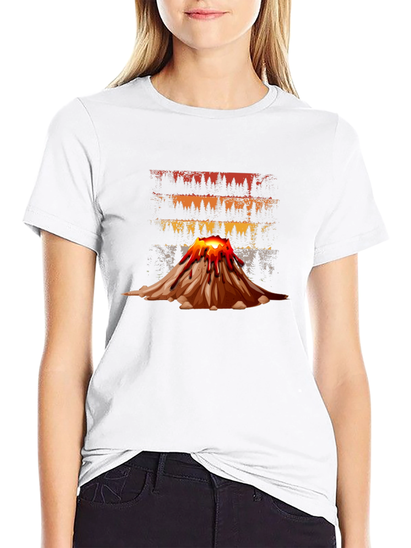 Volcano Graphic Tee - Erupting Style