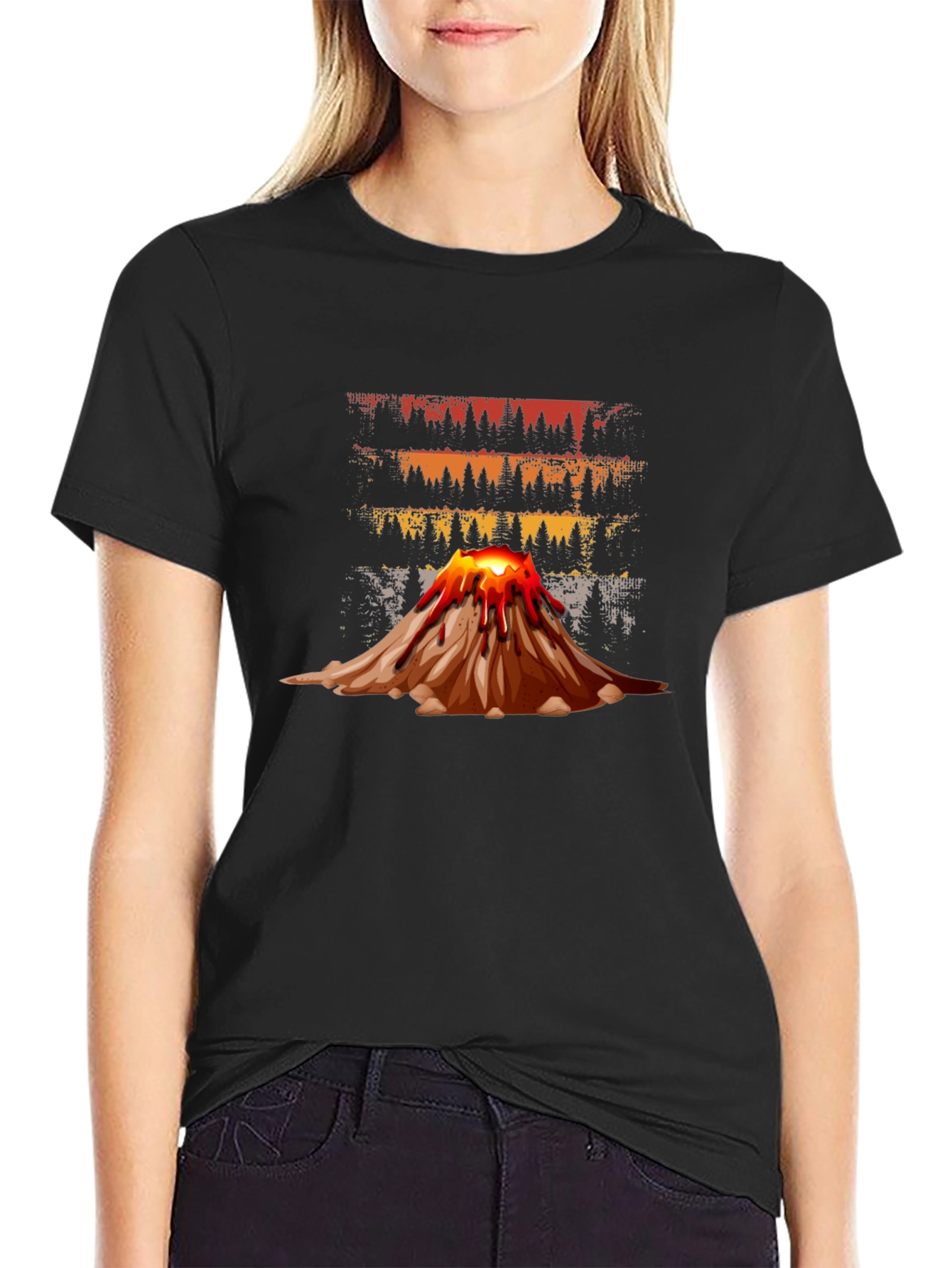 Volcano Graphic Tee - Erupting Style