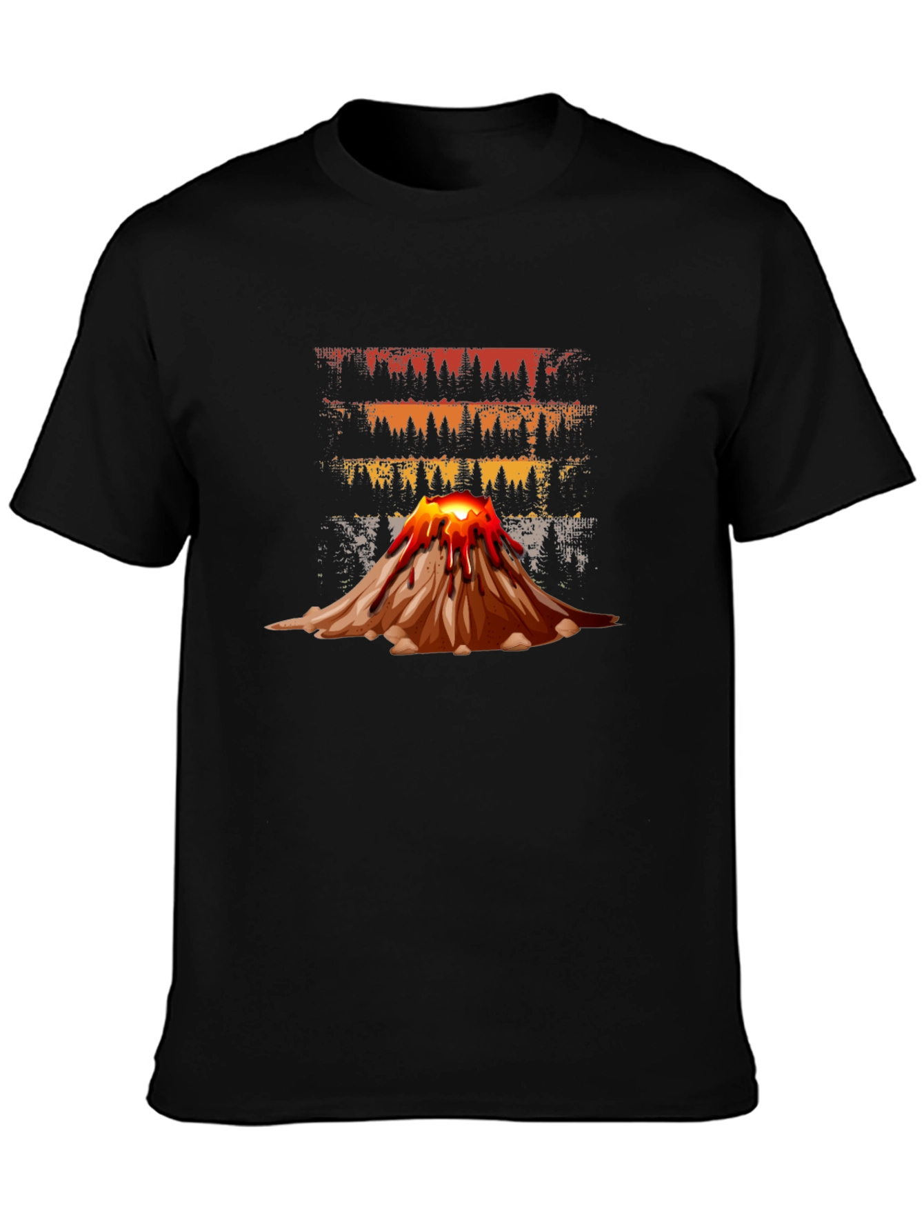 Volcano Graphic Tee - Erupting Style