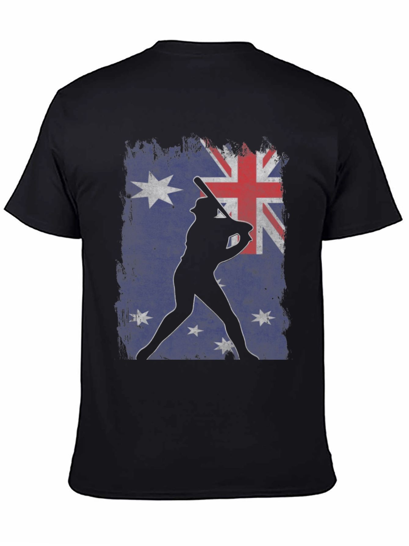 Australia Baseball Flag Graphic T-Shirt