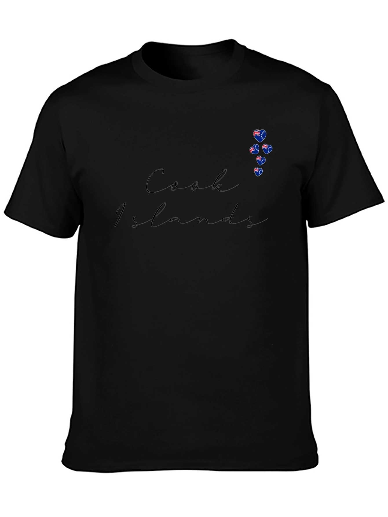 Cook Islands Flag Heart Tee