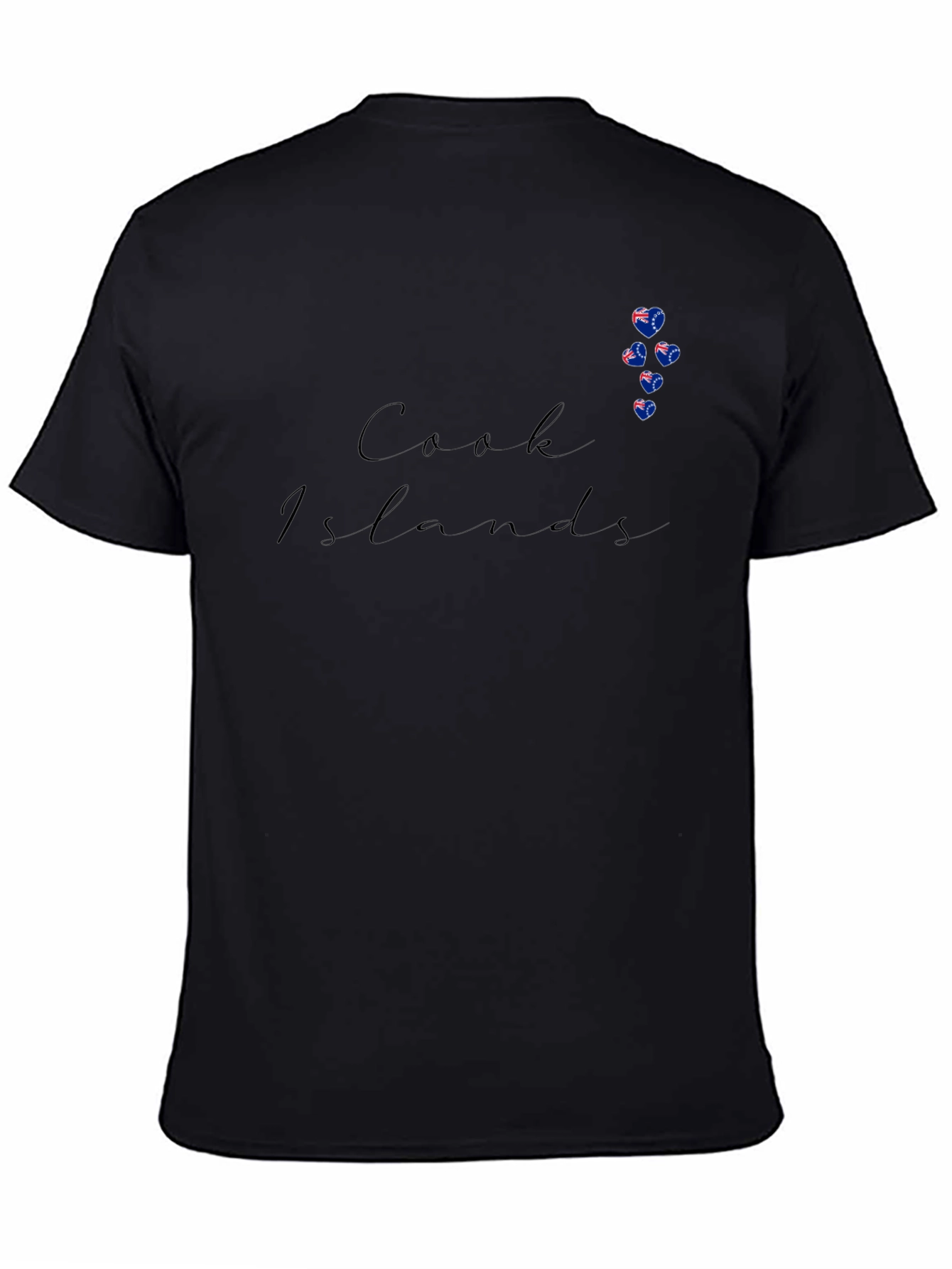Cook Islands Flag Heart Tee