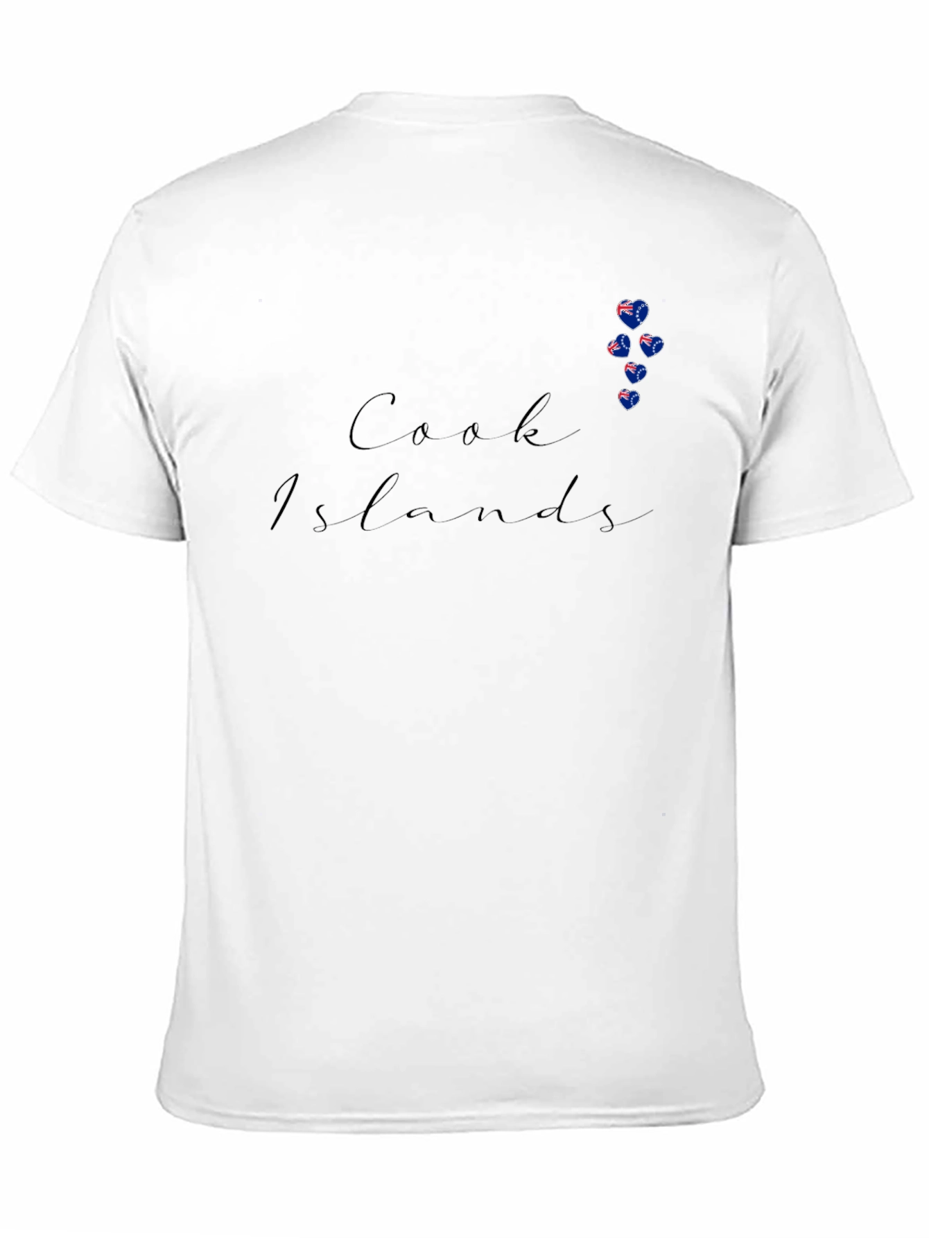Cook Islands Flag Heart Tee
