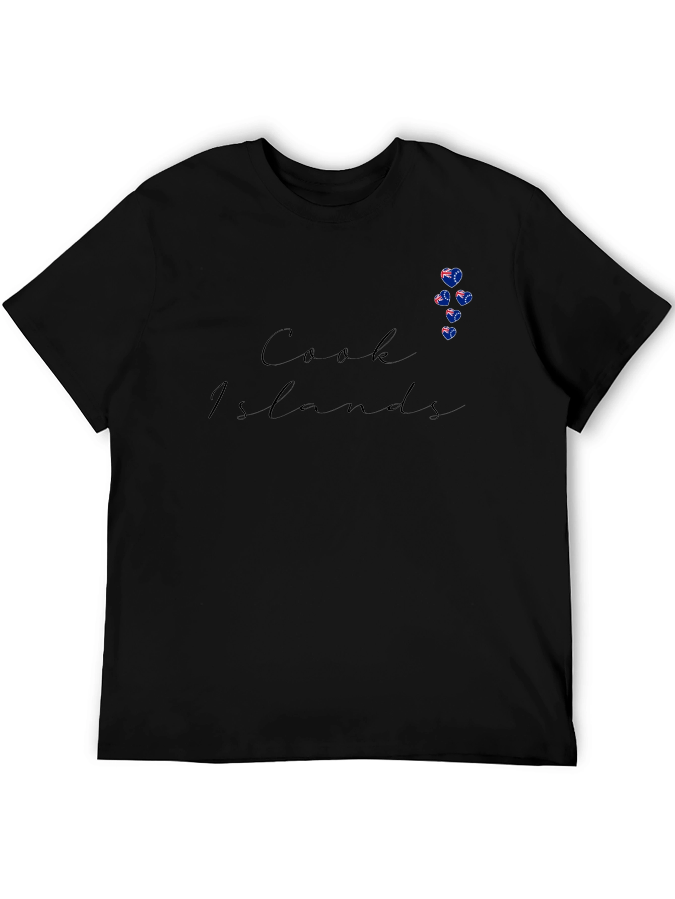 Cook Islands Flag Heart Tee