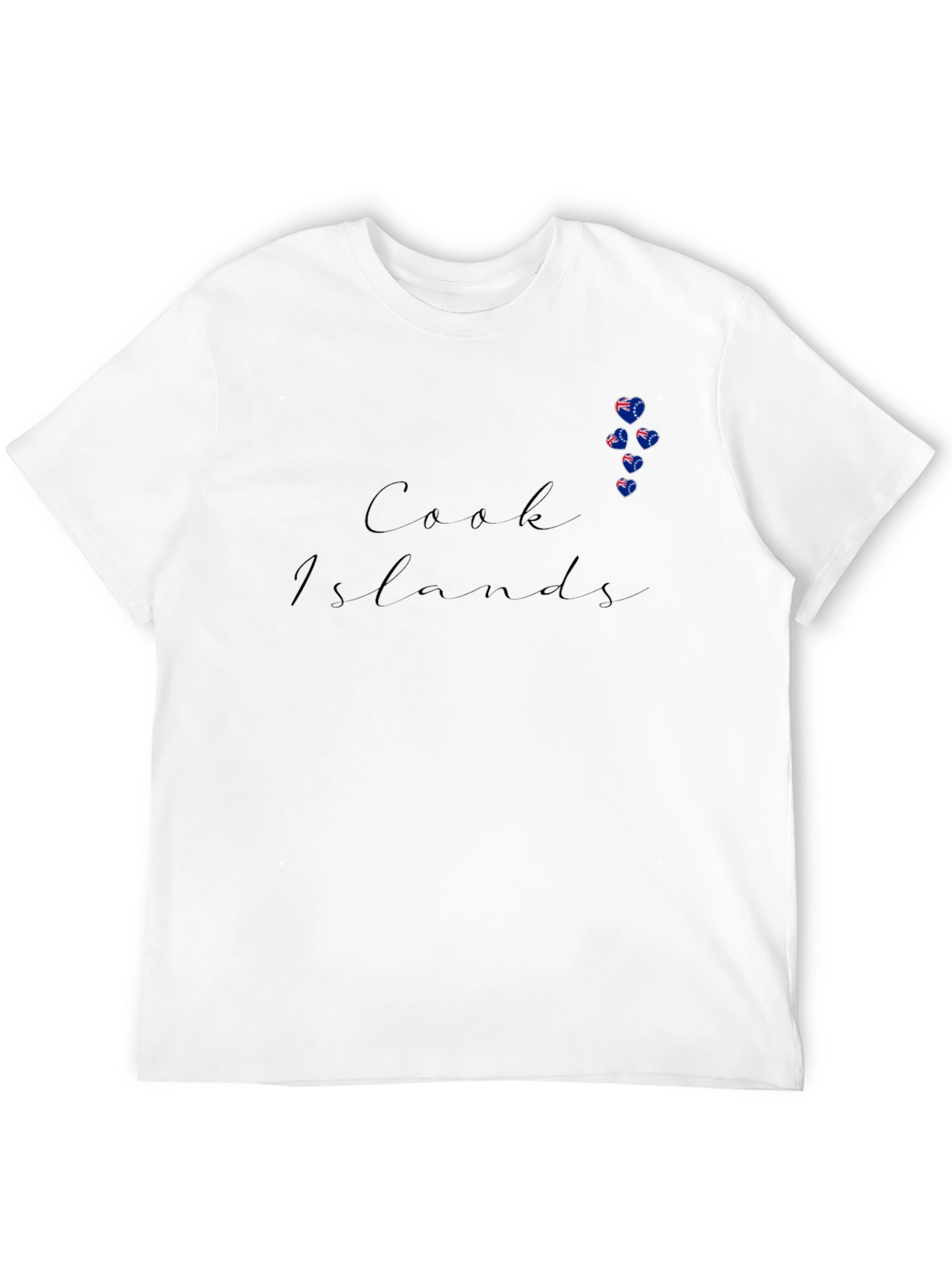 Cook Islands Flag Heart Tee