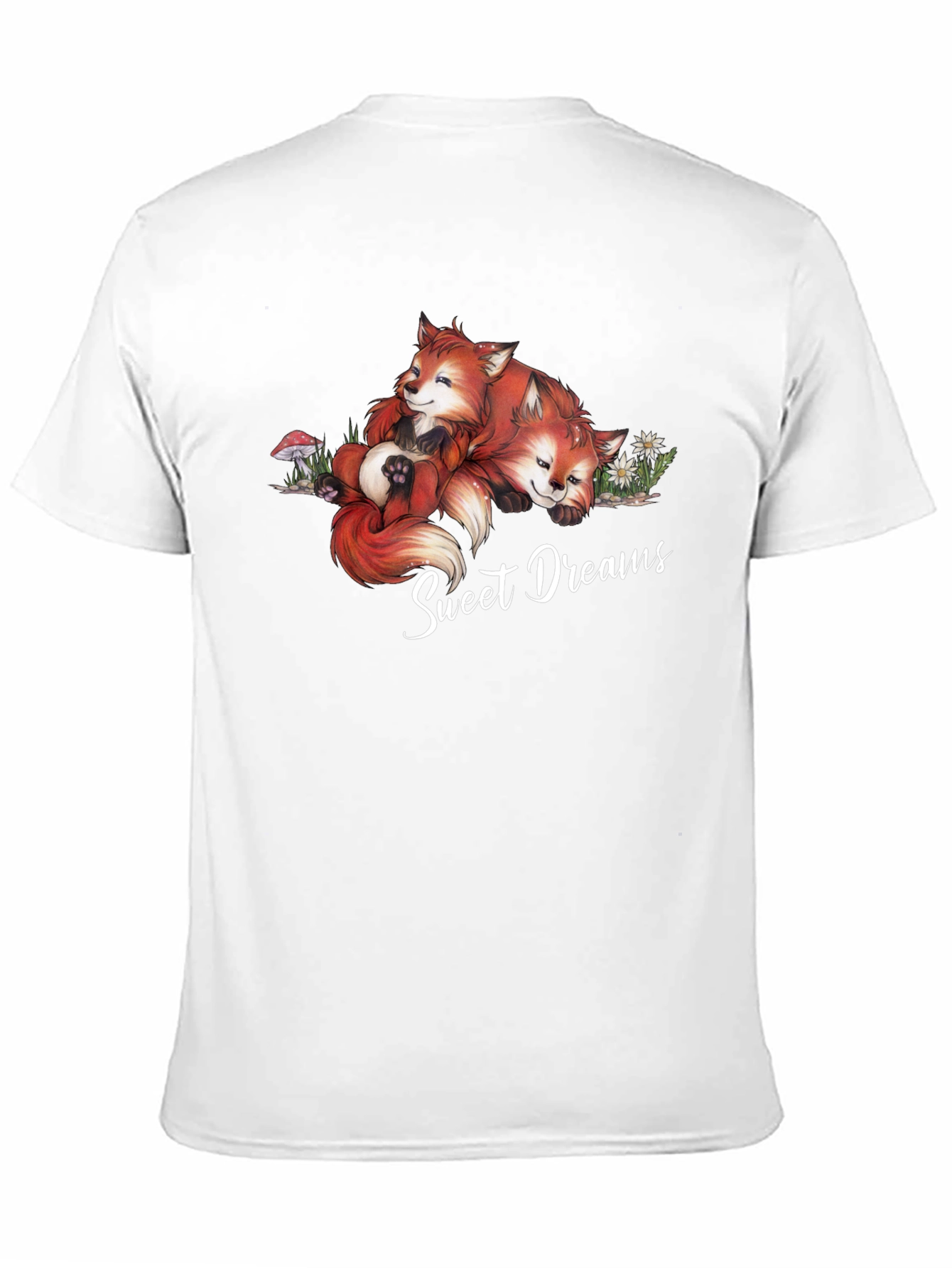 Sweet Dreams Foxes Graphic T-Shirt