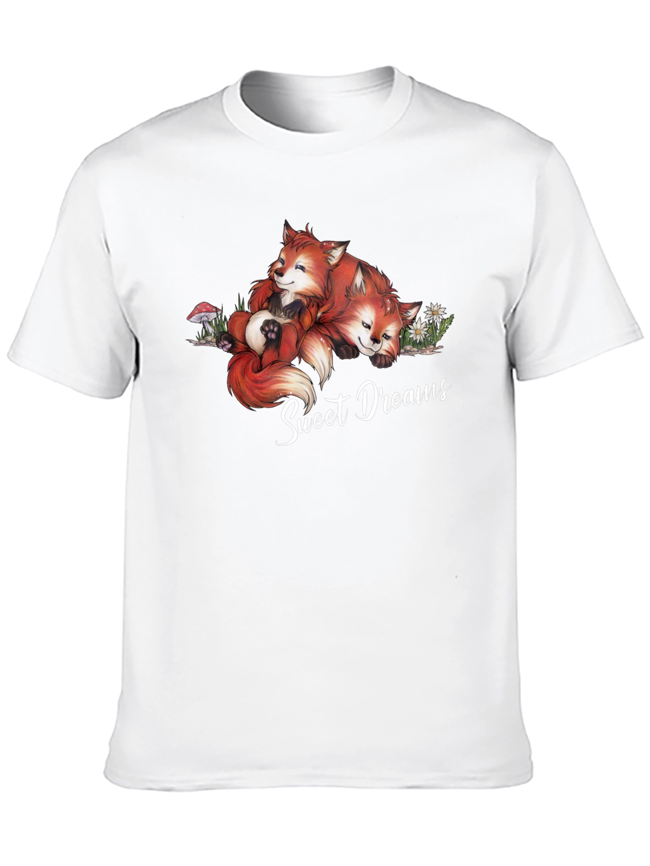Sweet Dreams Foxes Graphic T-Shirt