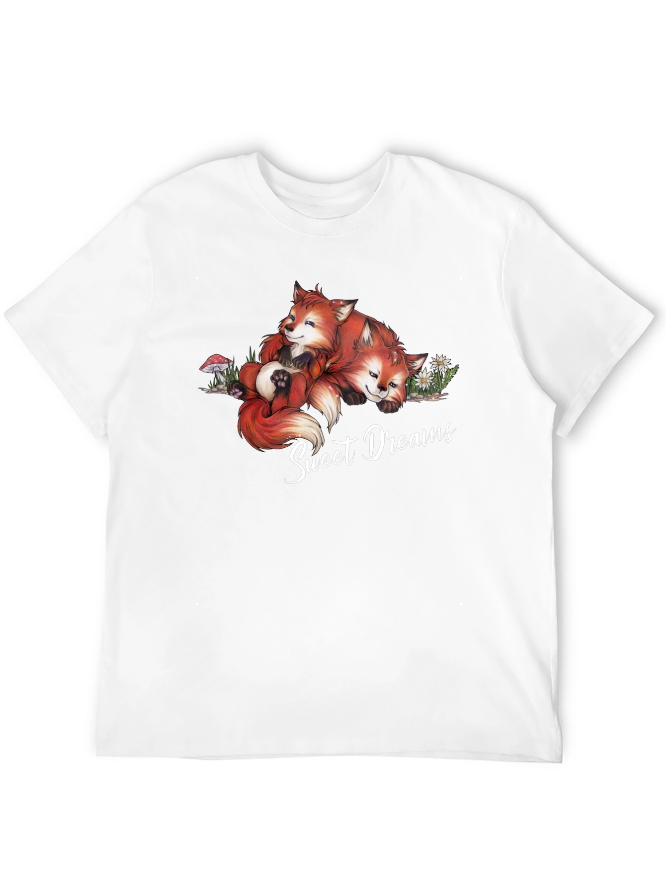 Sweet Dreams Foxes Graphic T-Shirt