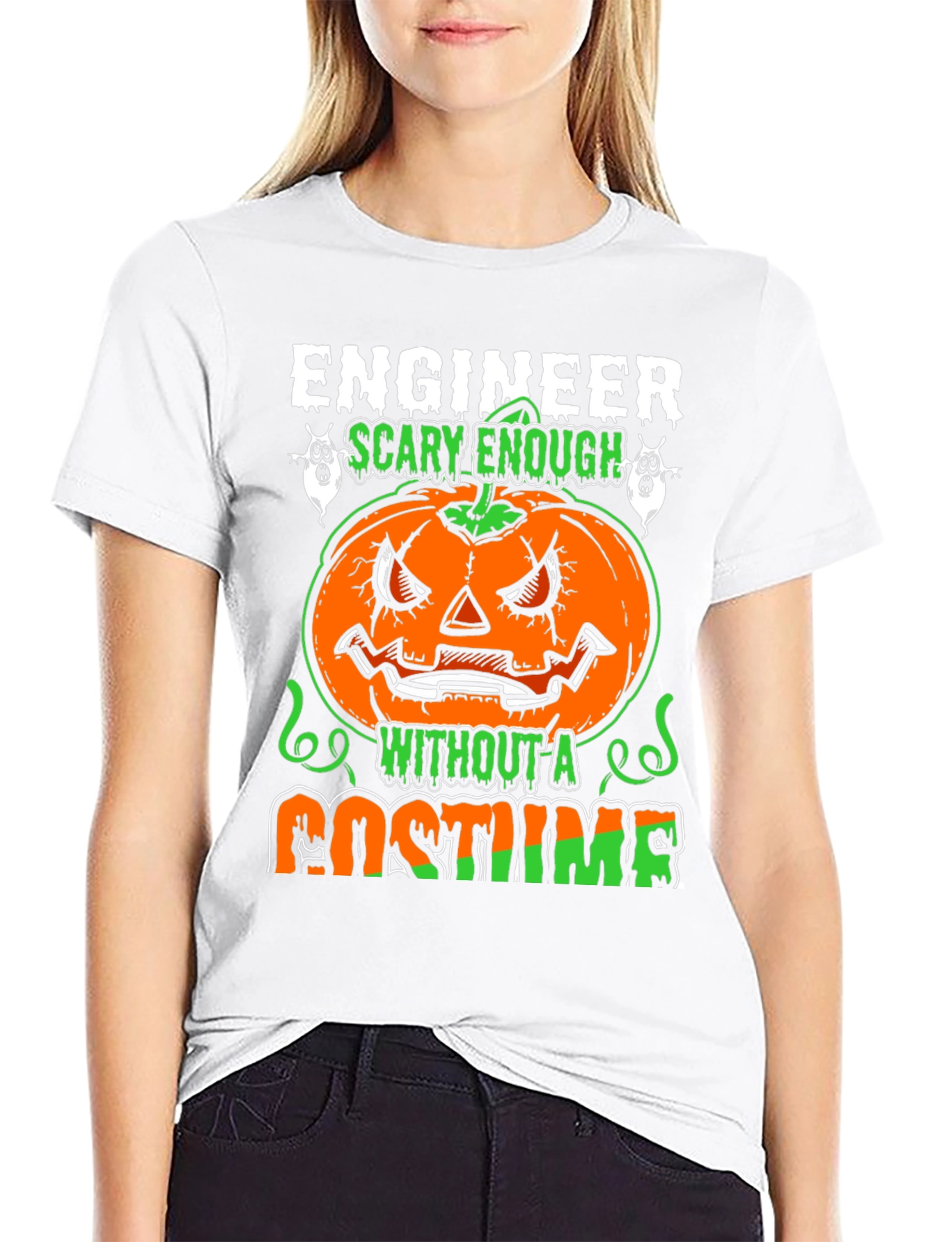Engineer Scary Enough Halloween T-Shirt