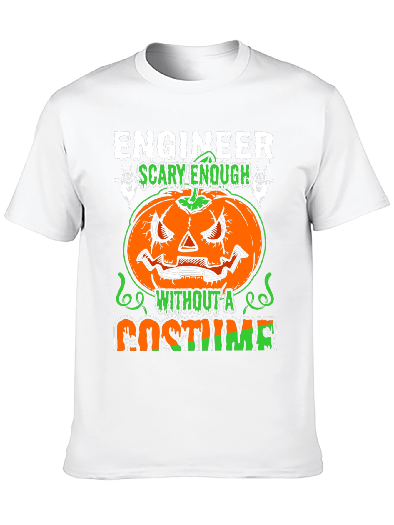 Engineer Scary Enough Halloween T-Shirt