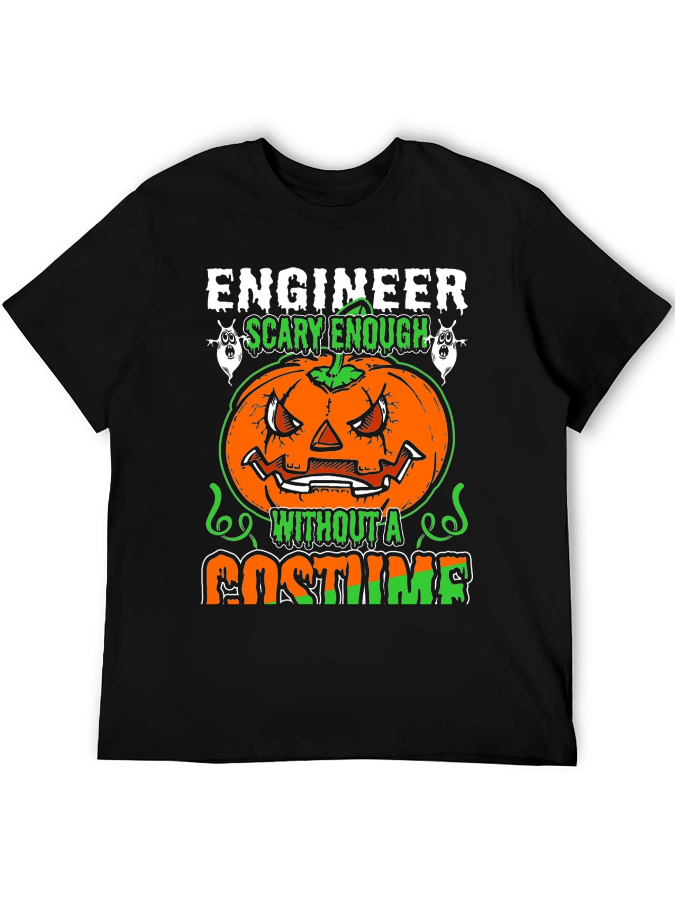 Engineer Scary Enough Halloween T-Shirt