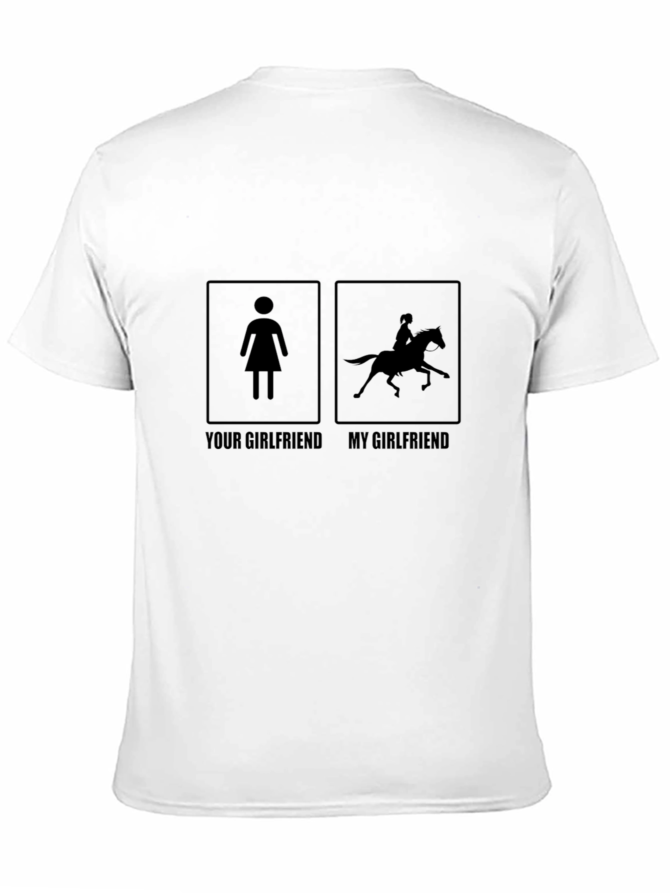 Humorous My Girlfriend Horse Riding T-Shirt