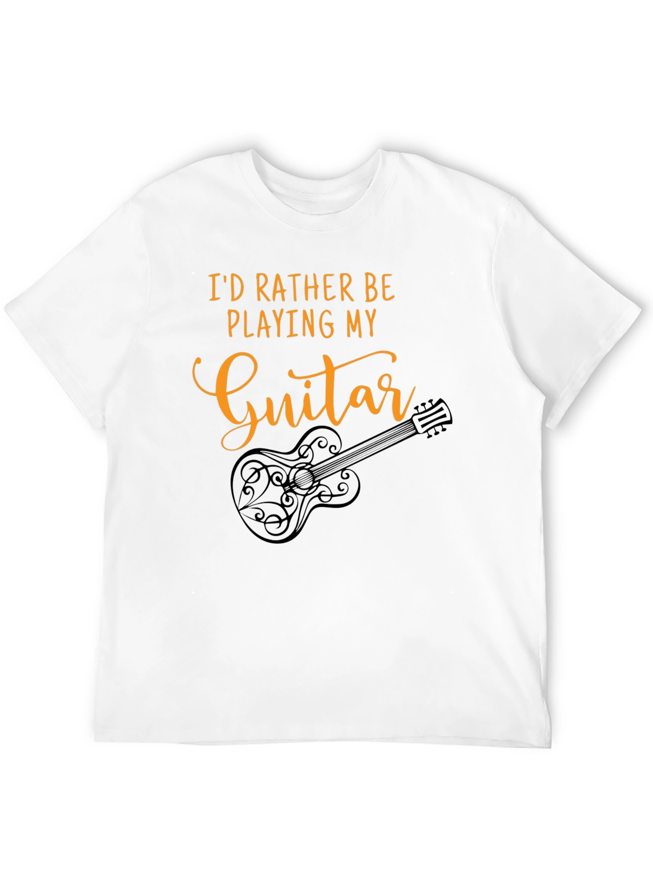 Guitar Player T-Shirt - Id Rather Be Playing
