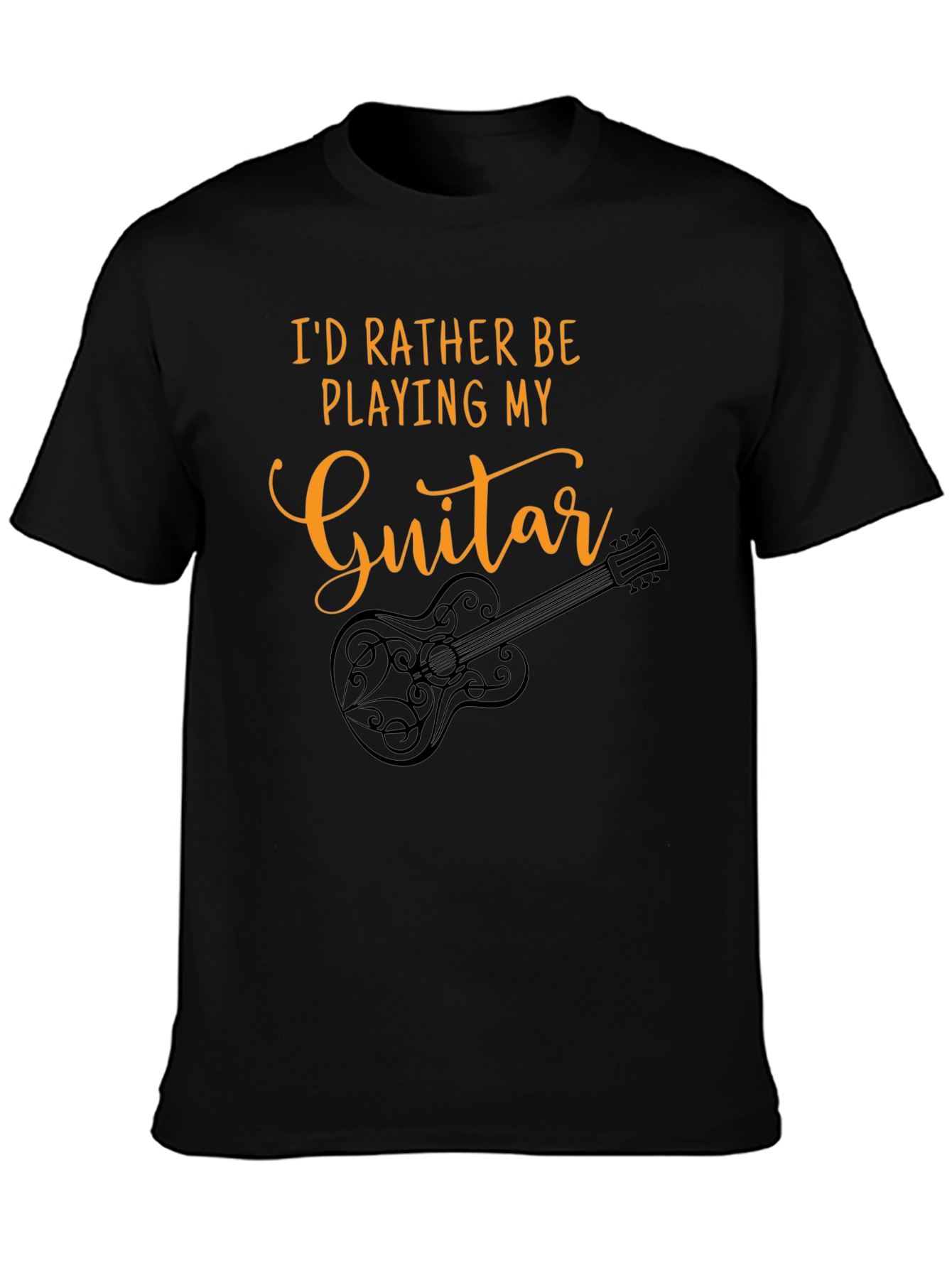 Guitar Player T-Shirt - Id Rather Be Playing