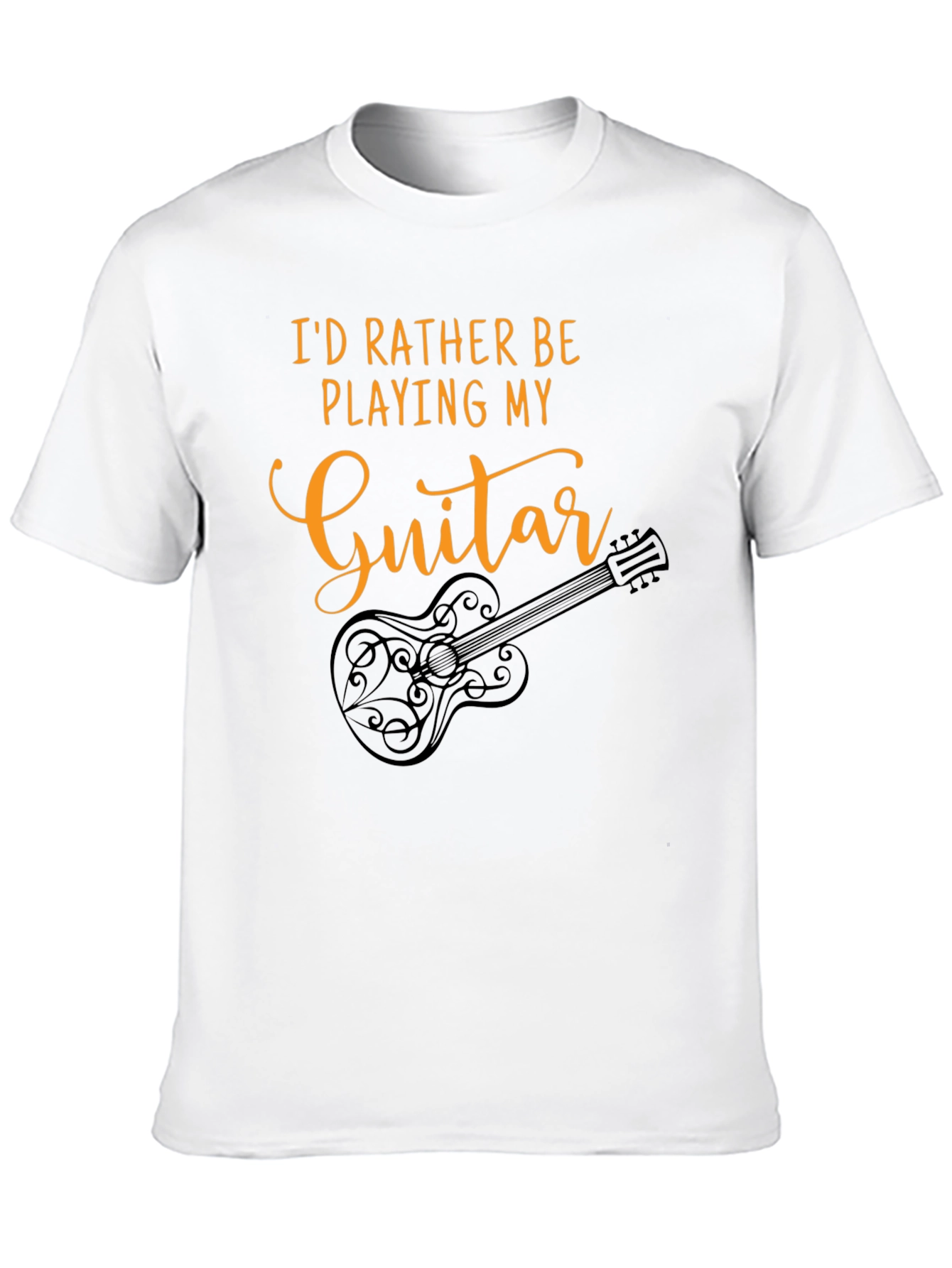Guitar Player T-Shirt - Id Rather Be Playing