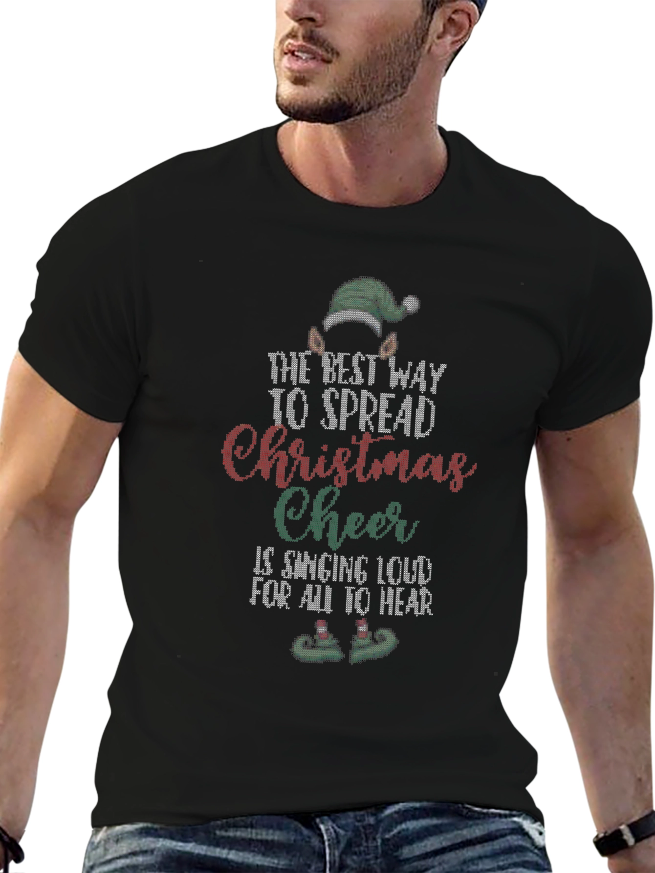 Christmas Cheer T-Shirt - Elf Holiday Tee
