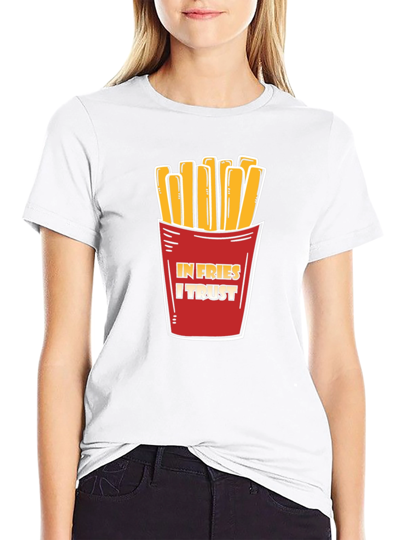 In Fries I Trust Graphic Tee