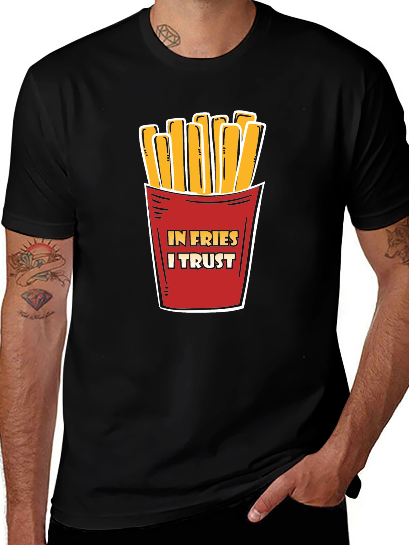 In Fries I Trust Graphic Tee