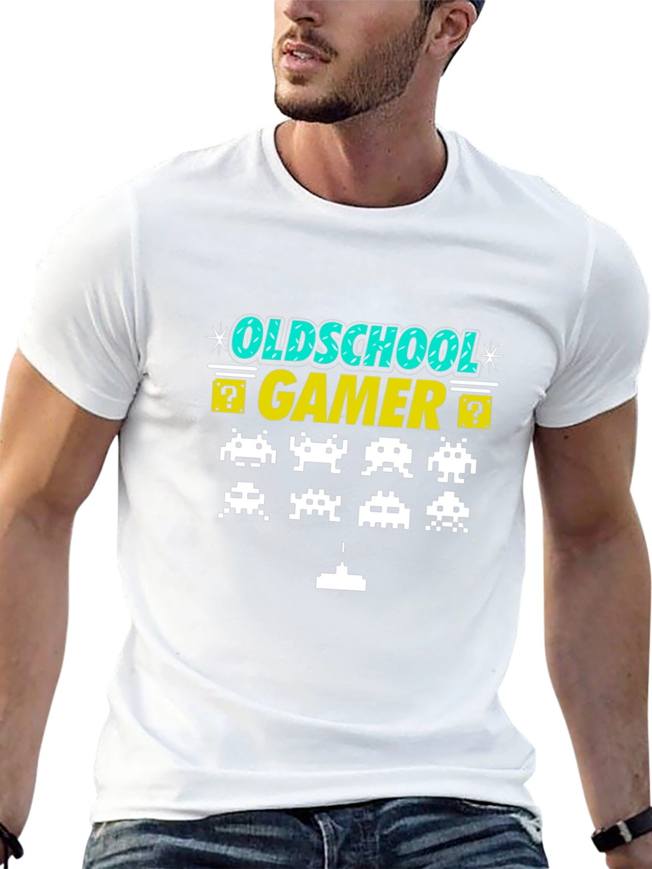 Oldschool Gamer T-Shirt: Retro Arcade Design