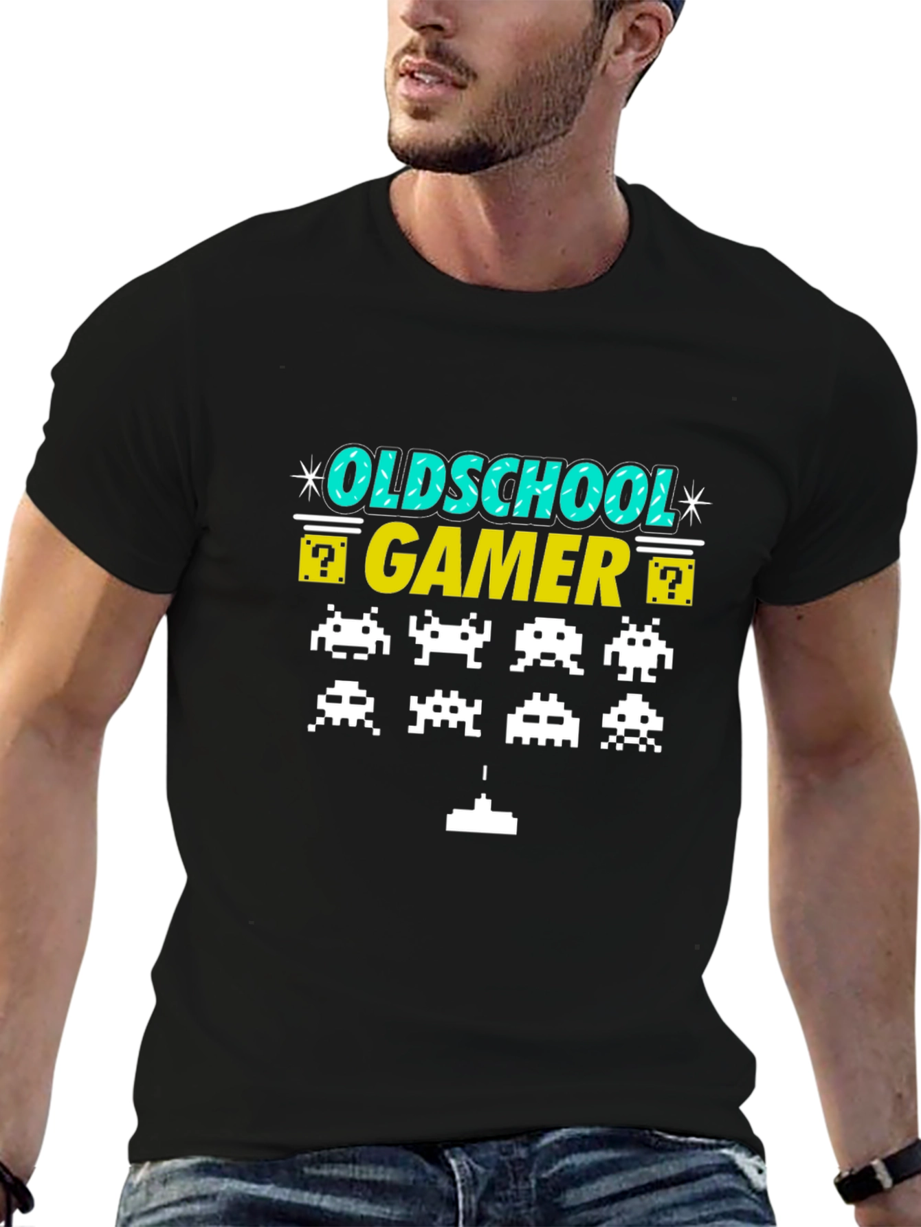 Oldschool Gamer T-Shirt: Retro Arcade Design