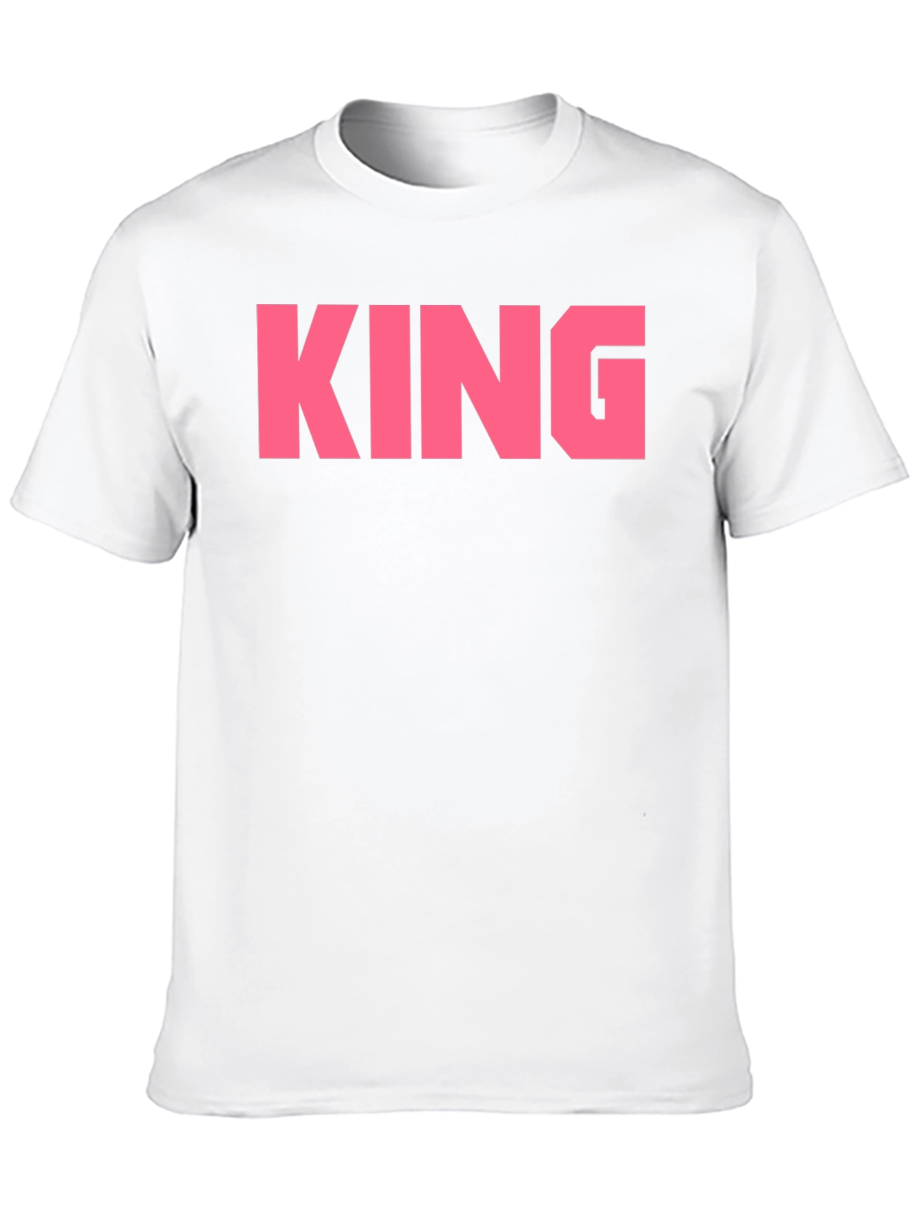 KING Statement Graphic Tee - Bold Style Classic Fit