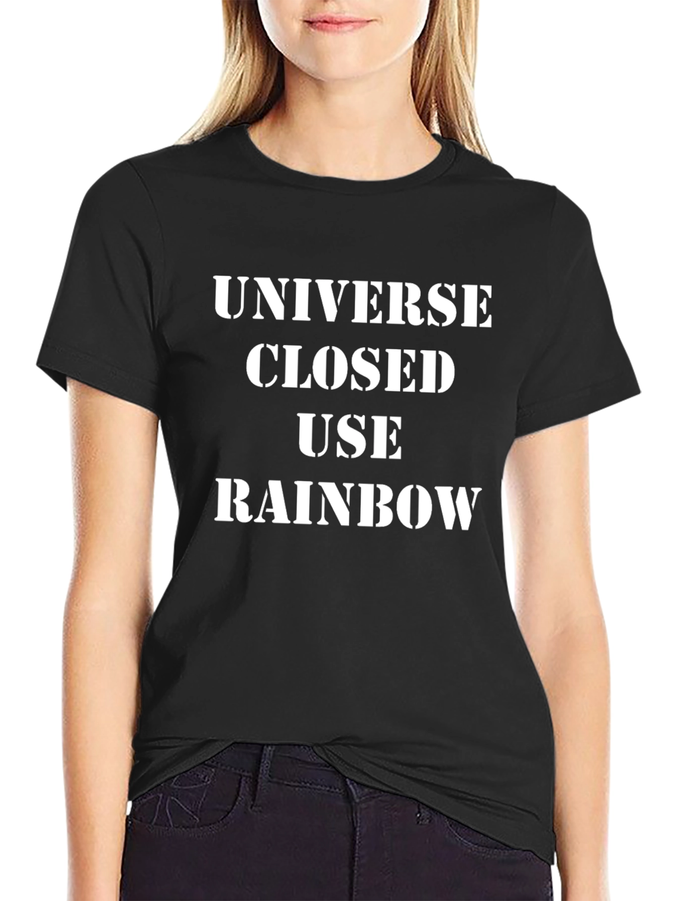 Universe Closed Rainbow T-Shirt