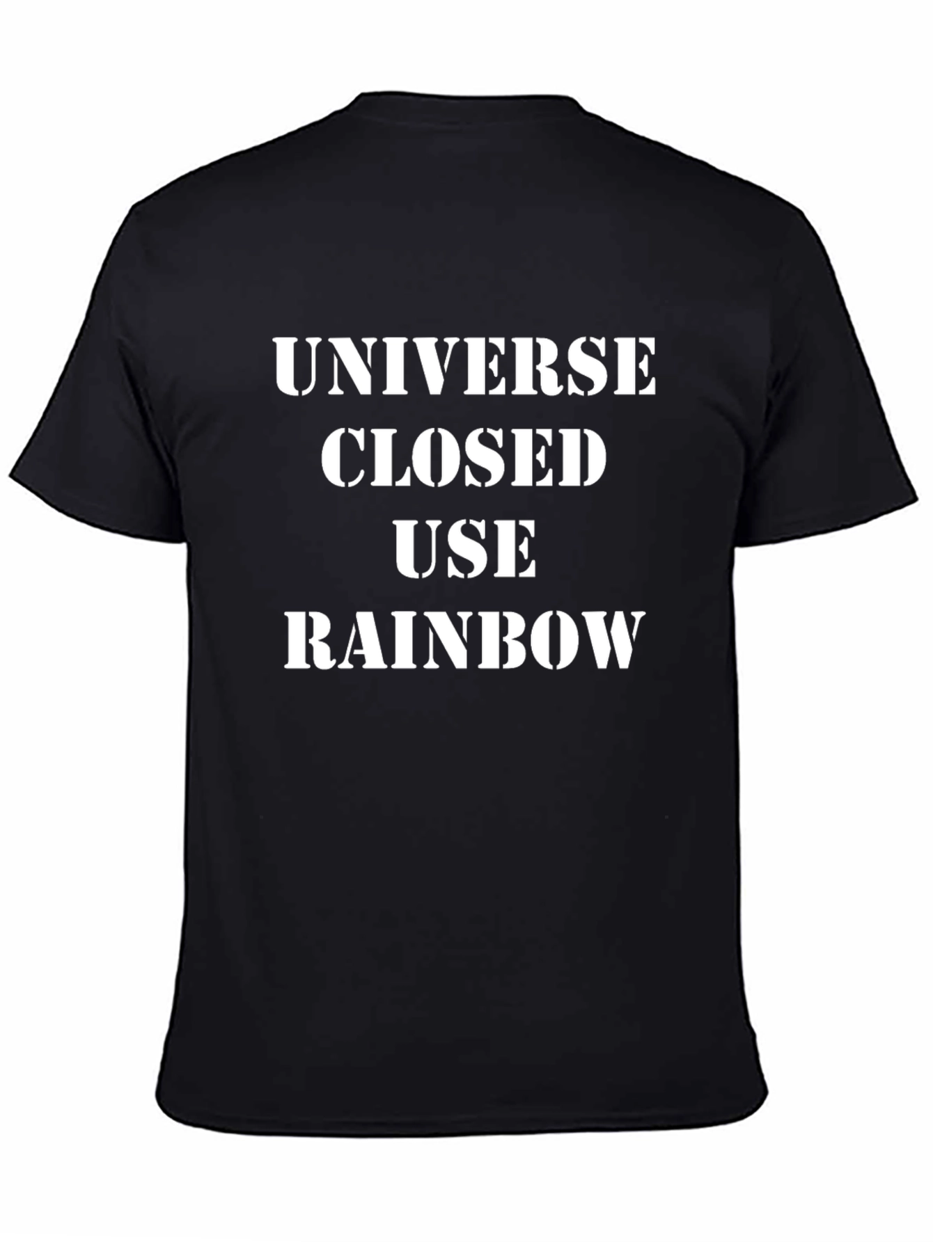 Universe Closed Rainbow T-Shirt